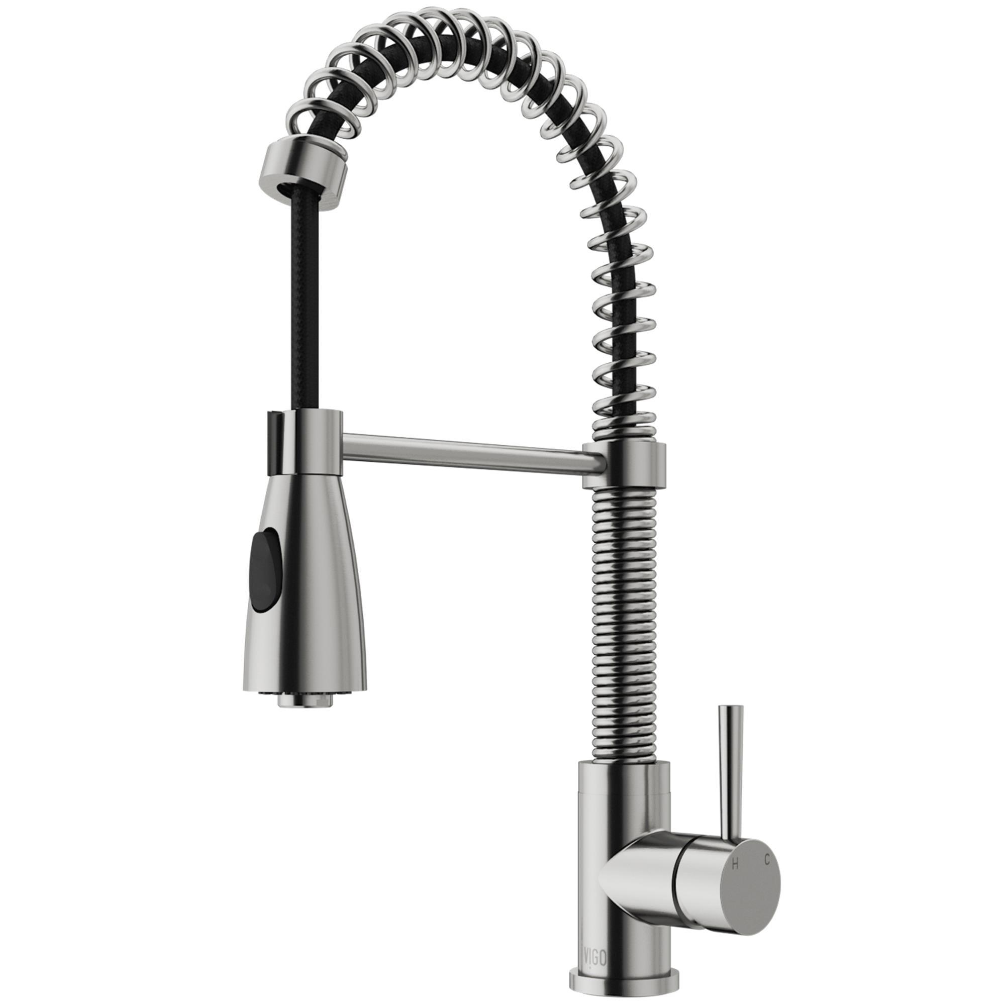 Brant 19 H 1-handle Pull-Down 2-Function Sprayer Kitchen Faucet
