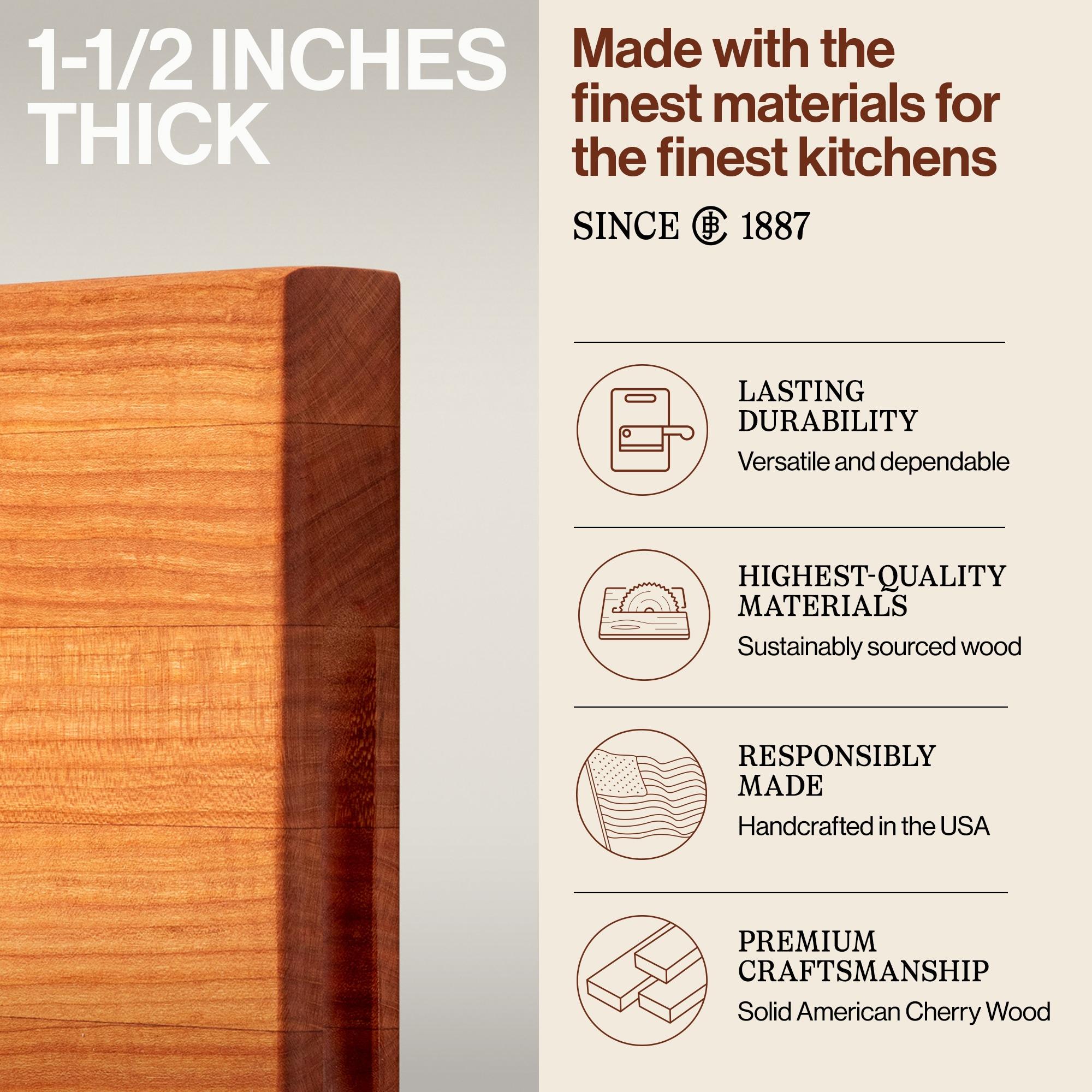 John Boos 18"x12" Reversible Cherry Cutting Board