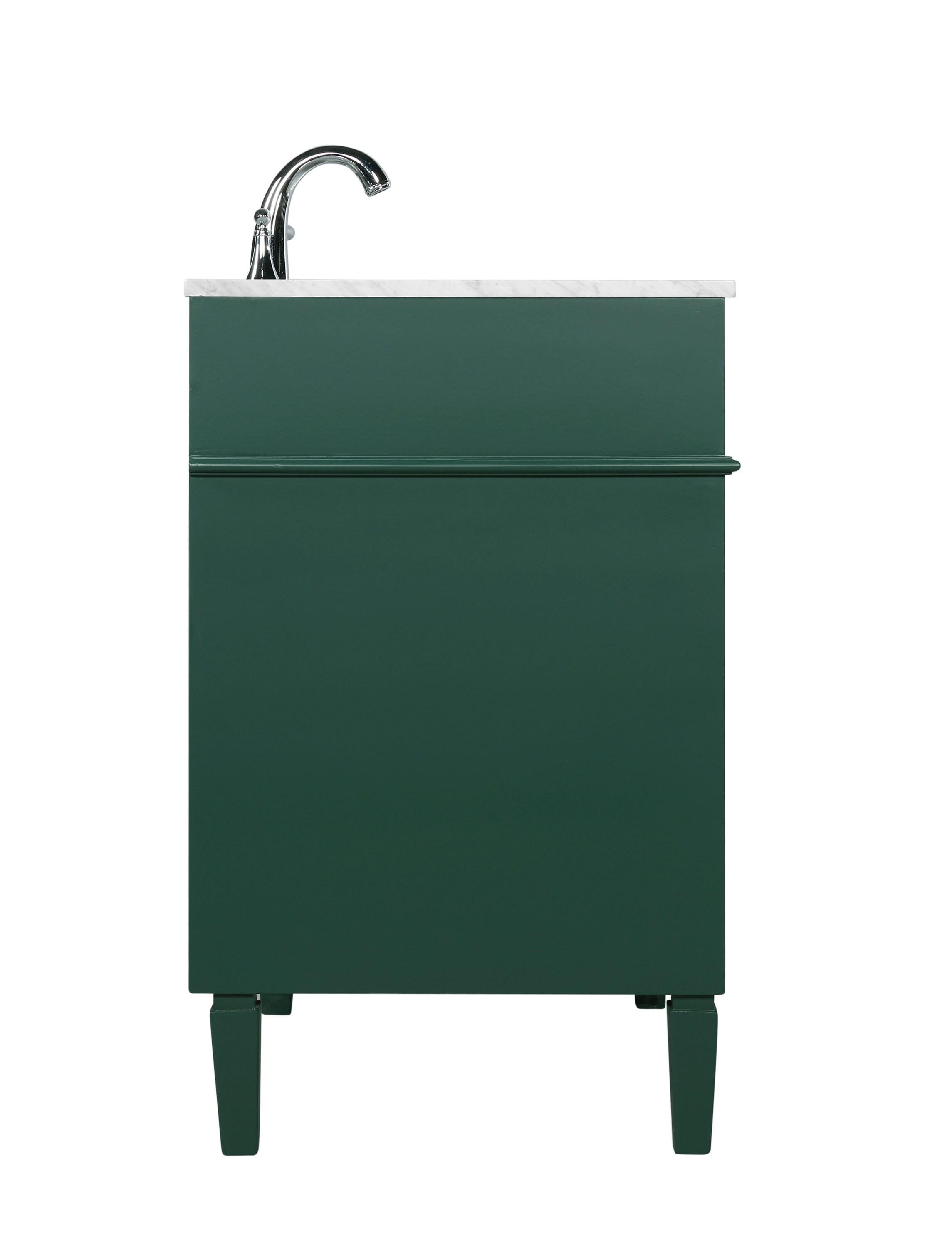 Elegant Decor  30 in. Single Bathroom Vanity in Green