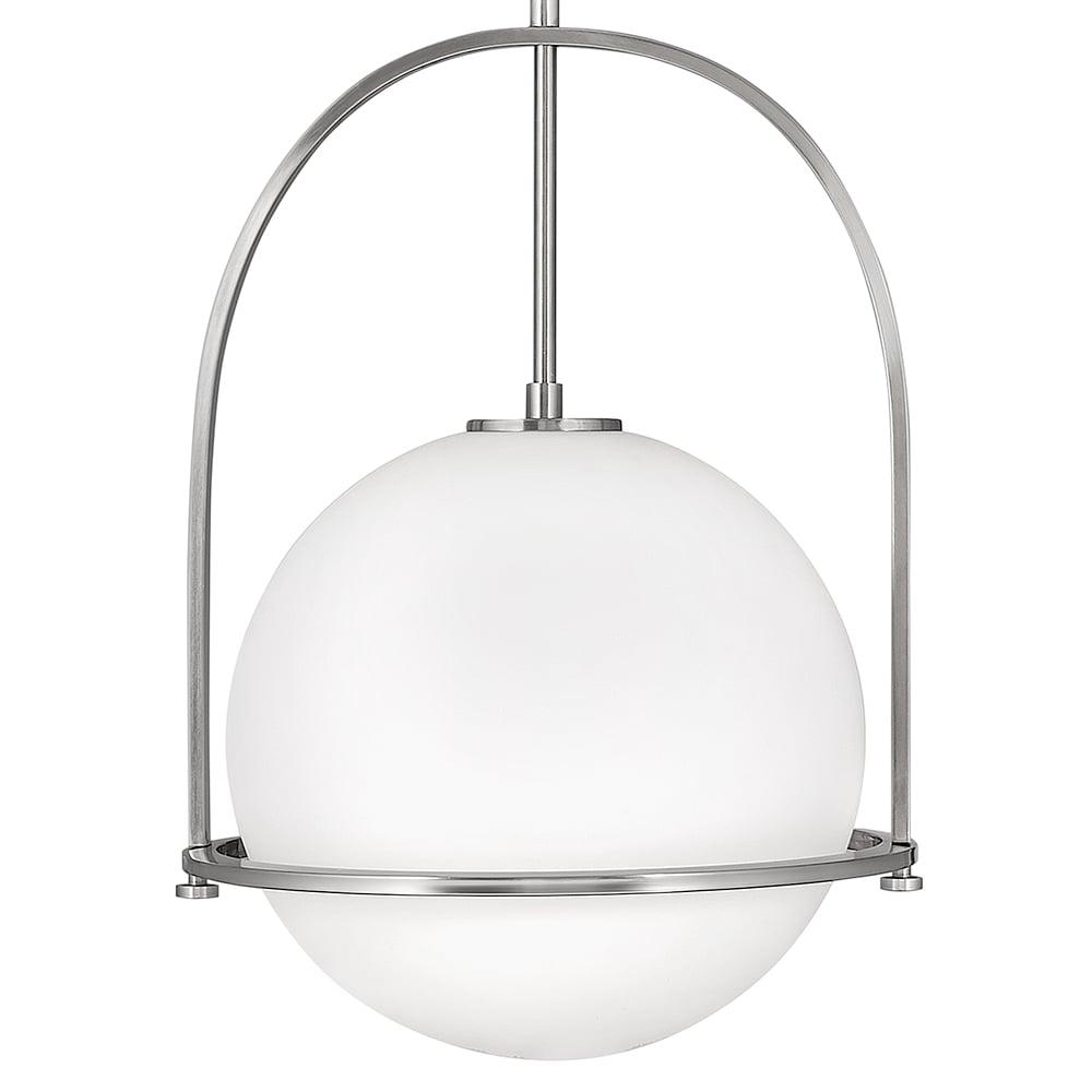 Arie Single Light Glass Dimmable Pendant