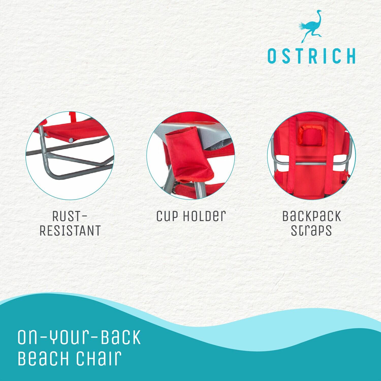 Ostrich Denice Folding Beach Chair