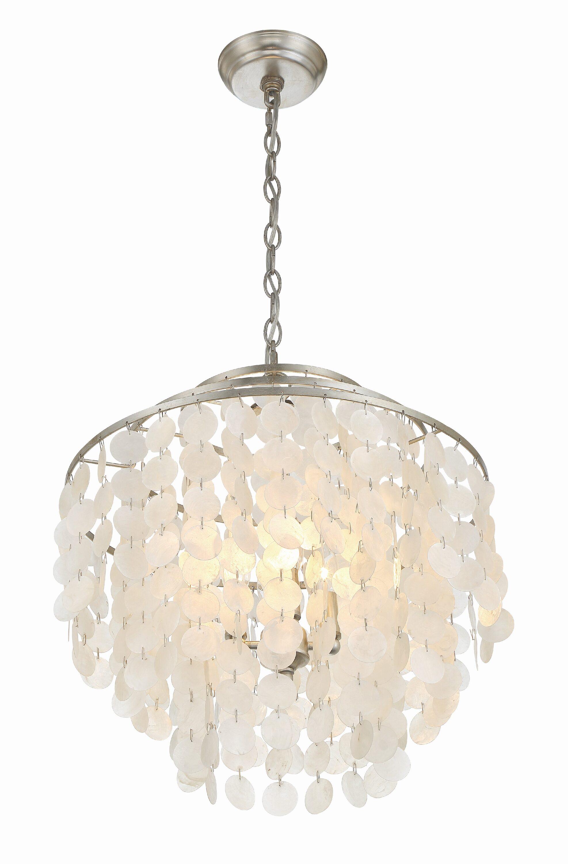 Clariza 4 - Light Dimmable Tiered Chandelier