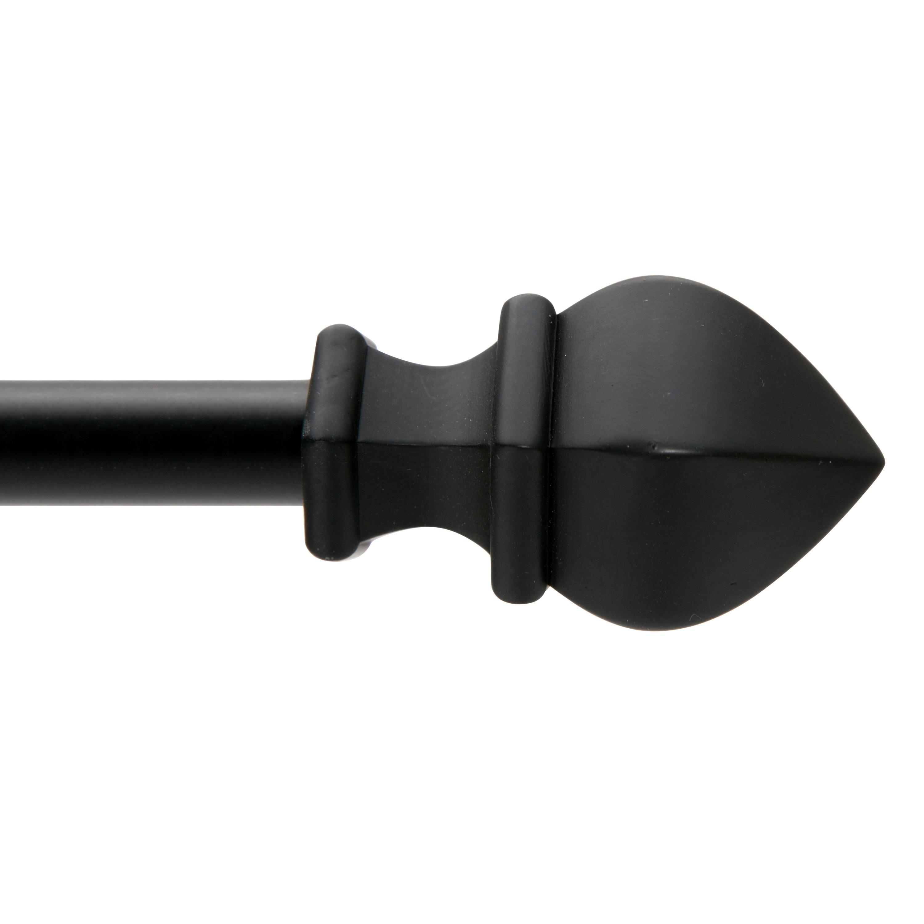 Kenney Steel Overall Width Single Curtain Rod