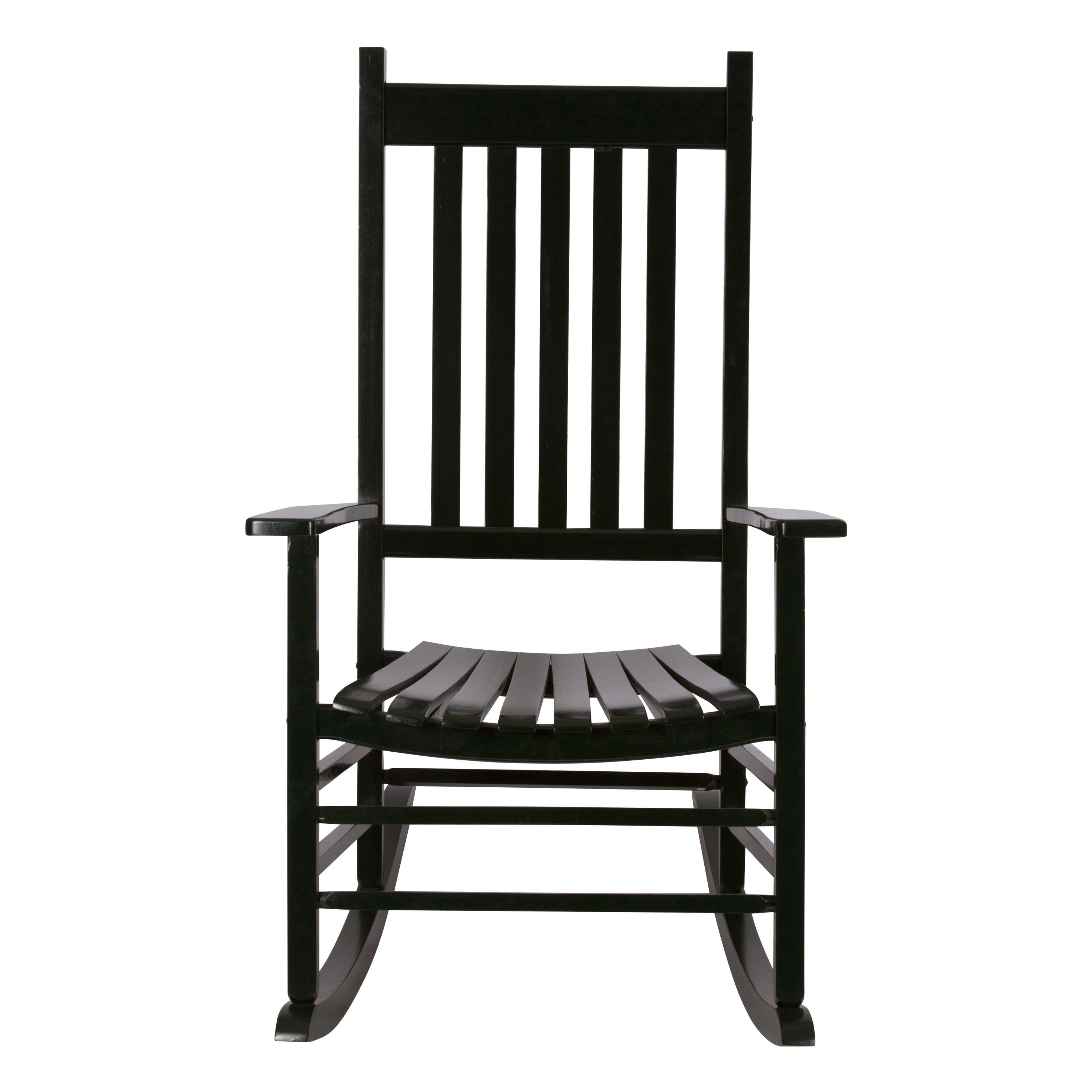 Shine Company Traditional Hardwood Indoor/Outdoor Patio Porch Rocker in Green