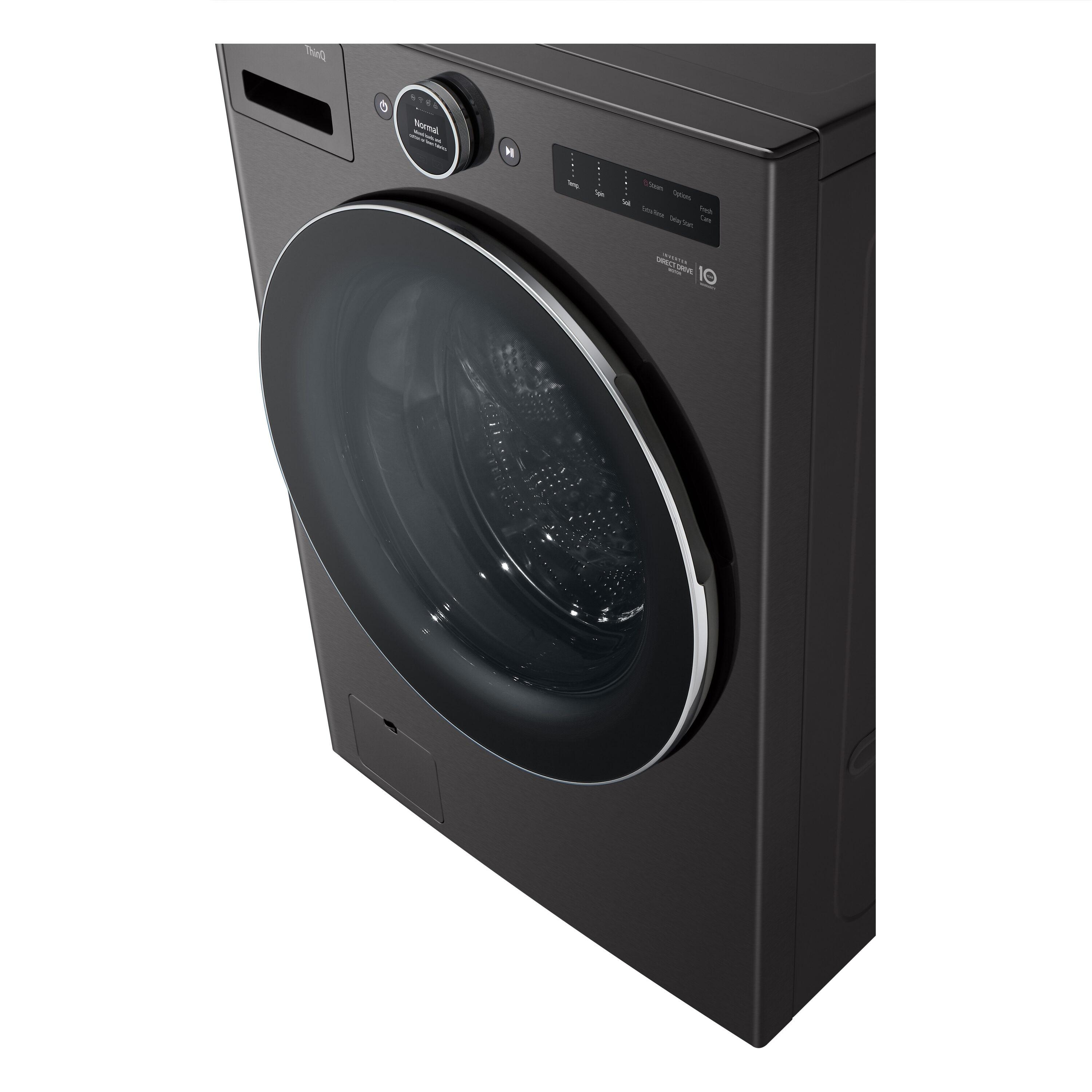LG 5.0 cu. ft. Mega Capacity Smart Front Load Washer with AI DD 2.0 Built-In Intelligence & TurboWash 360°