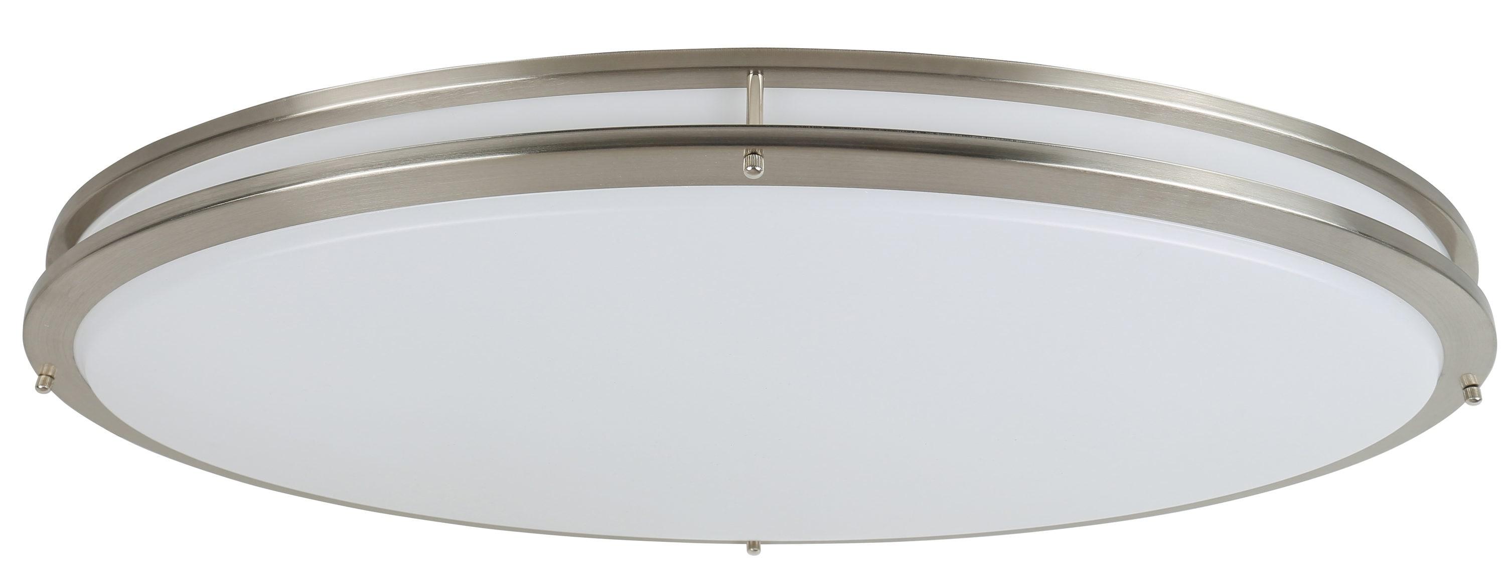 Design House, 587261 32-inch LED Ceiling Light, Dimmable, Bed Hall Kitchen Entry, Brushed Nickel