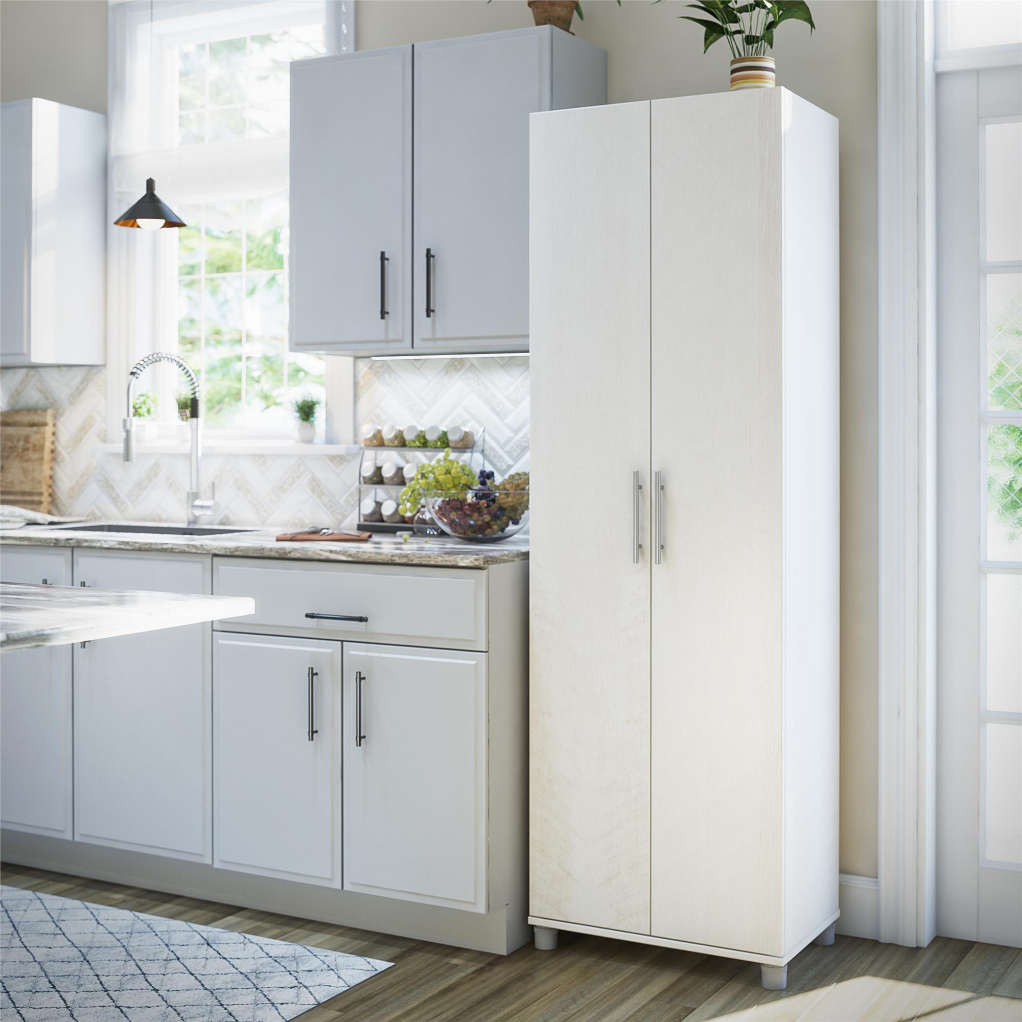 Camberly 24" Utility Storage Cabinet, Ivory Oak