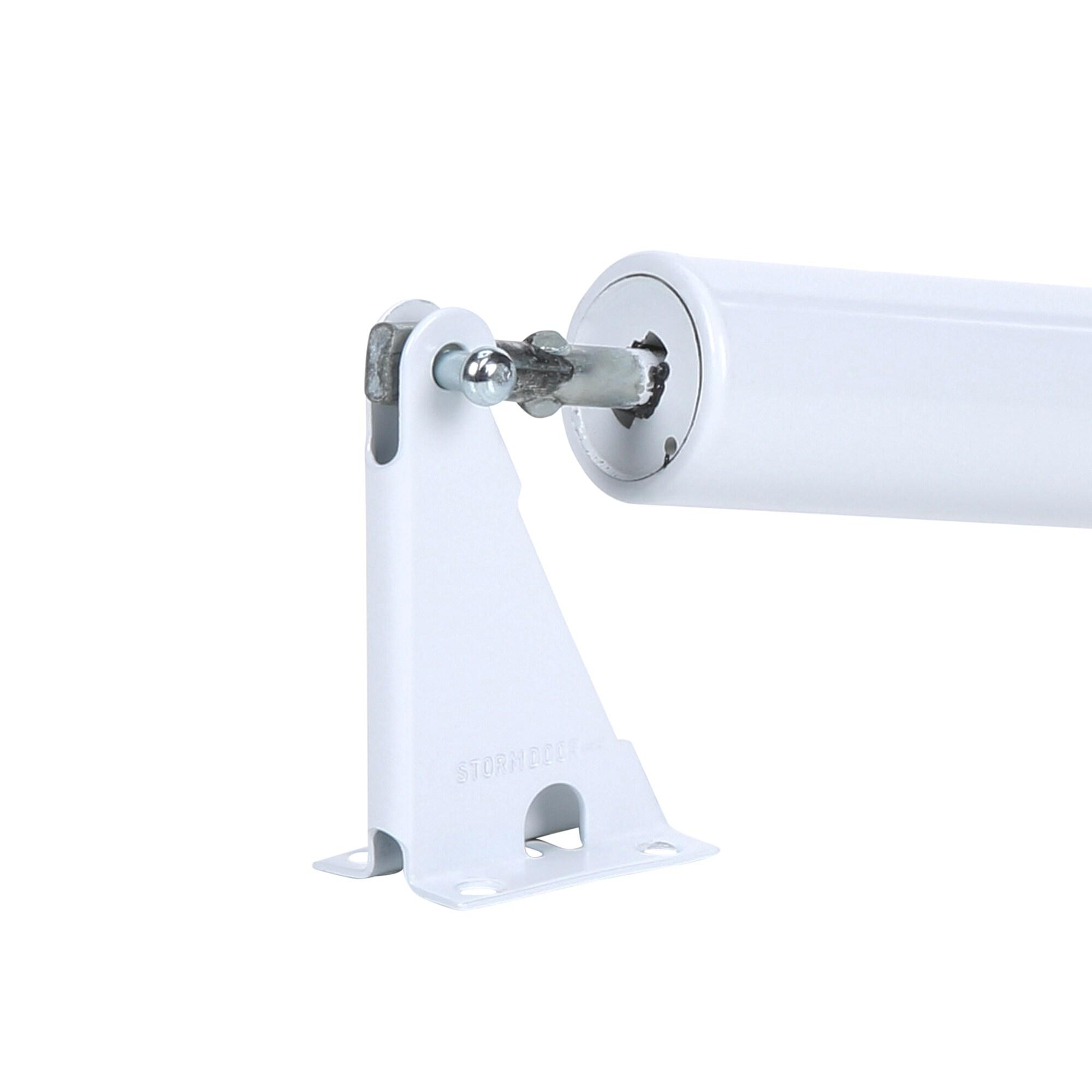 Wright V820AWH Grade 1, Size 4, White Aluminum Pneumatic Door Closer