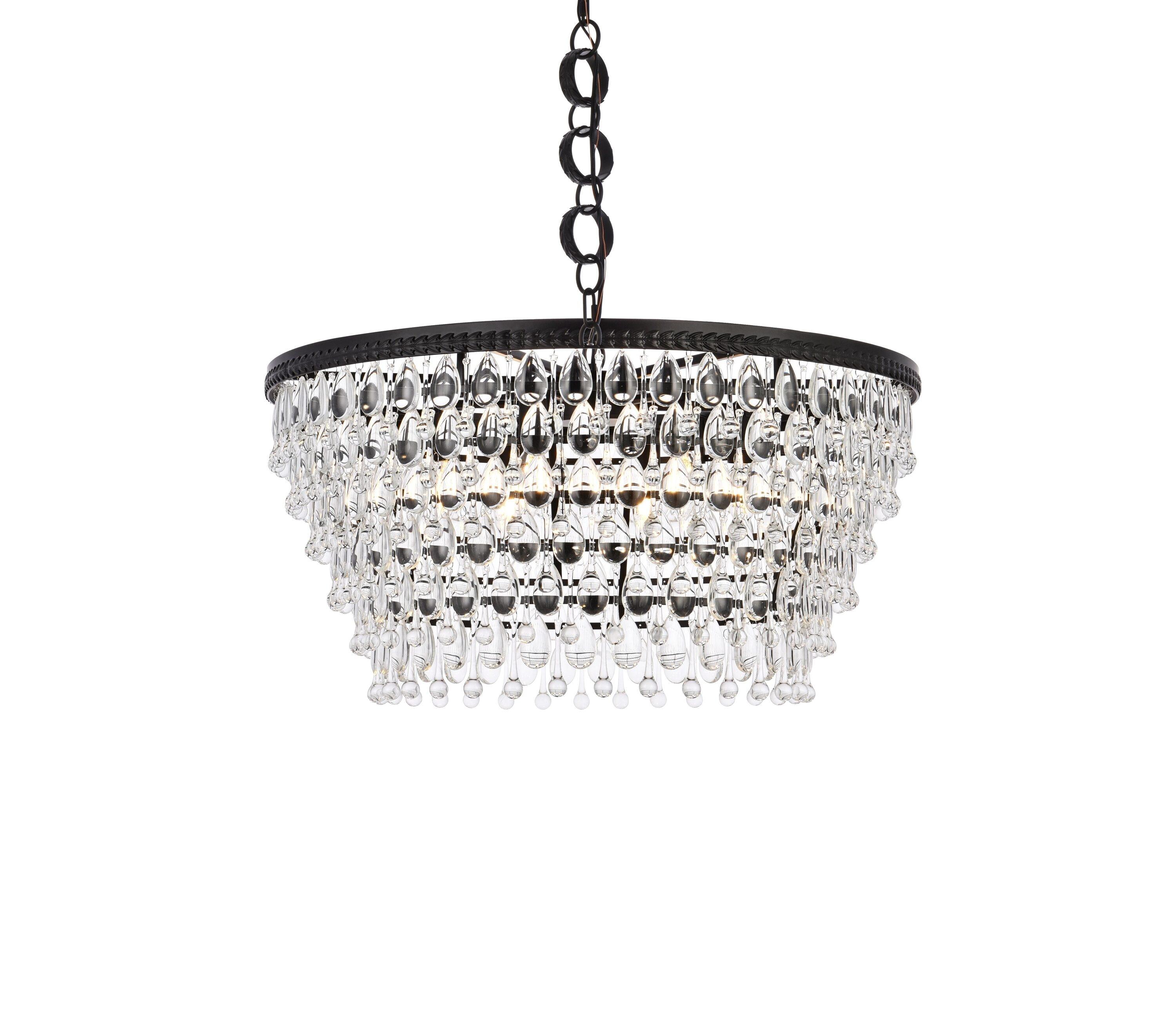 Beno 6 - Light Dimmable Tiered Chandelier