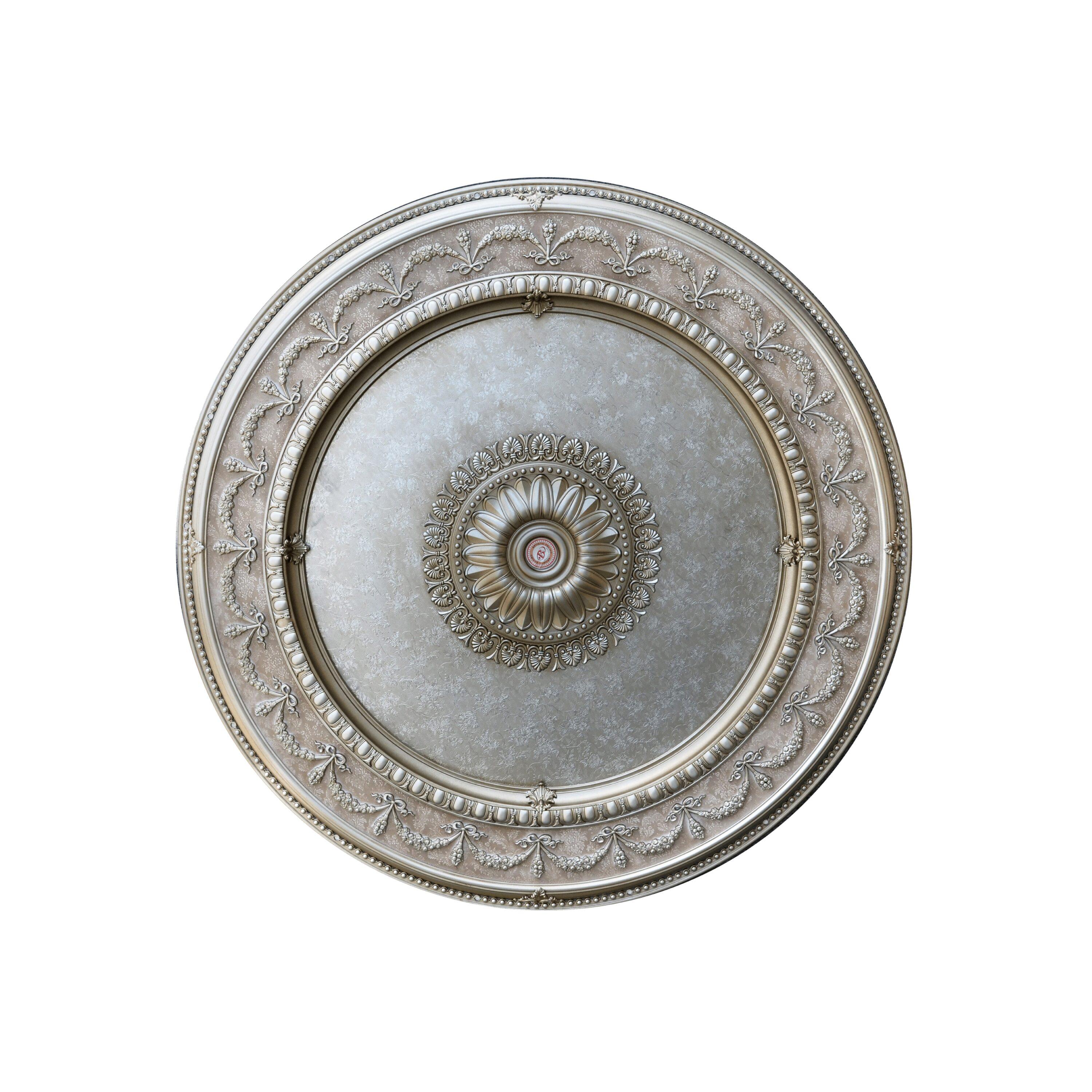 AFD Home 10782962 Round Ceiling Medallion, Champagne - Large