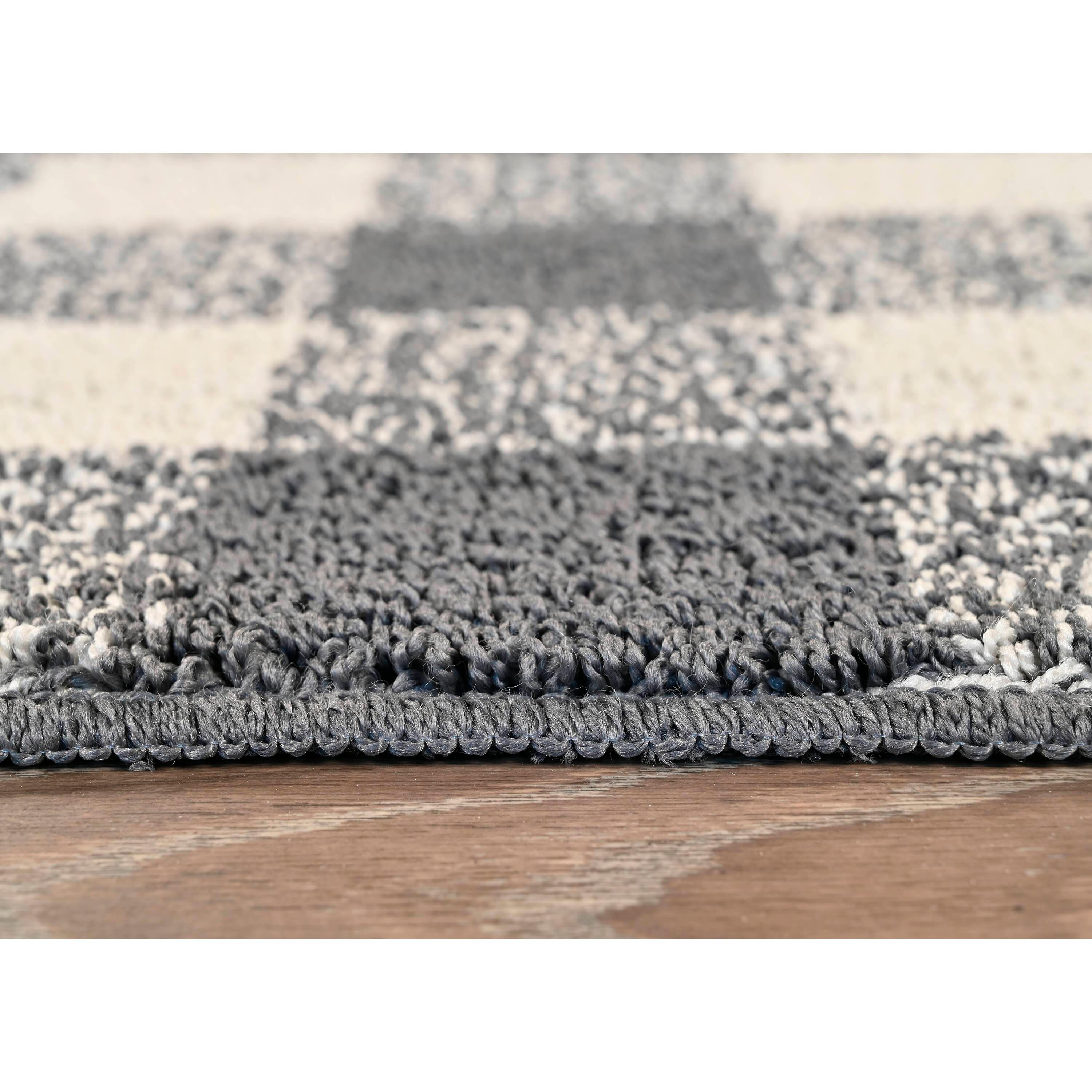 Garland Rug Country Living Buffalo Plaid Polypropylene Cinder/Ivory Indoor/Outdoor Area Rug, 5' x 7'