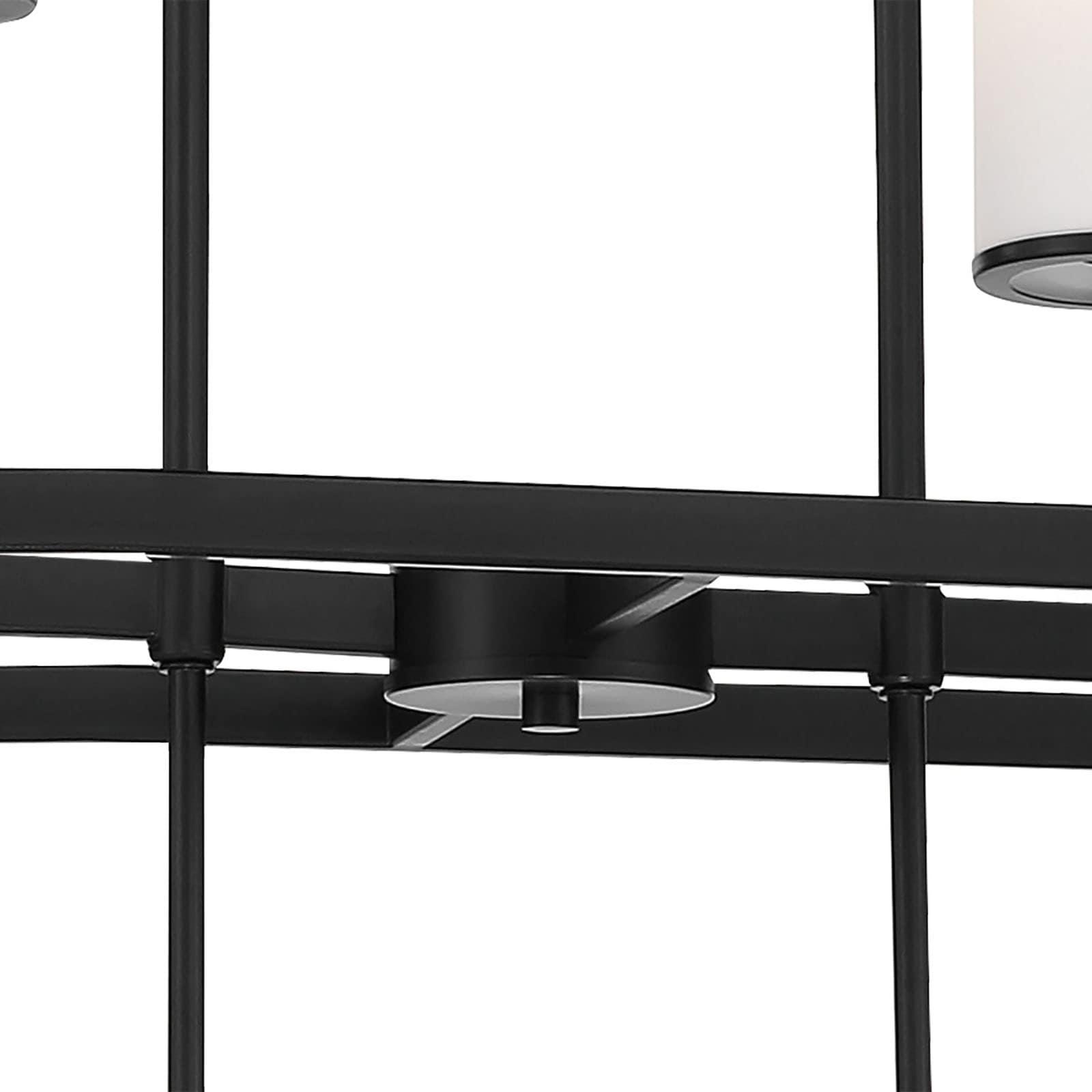 6-Light Kitchen Island Light in Coal