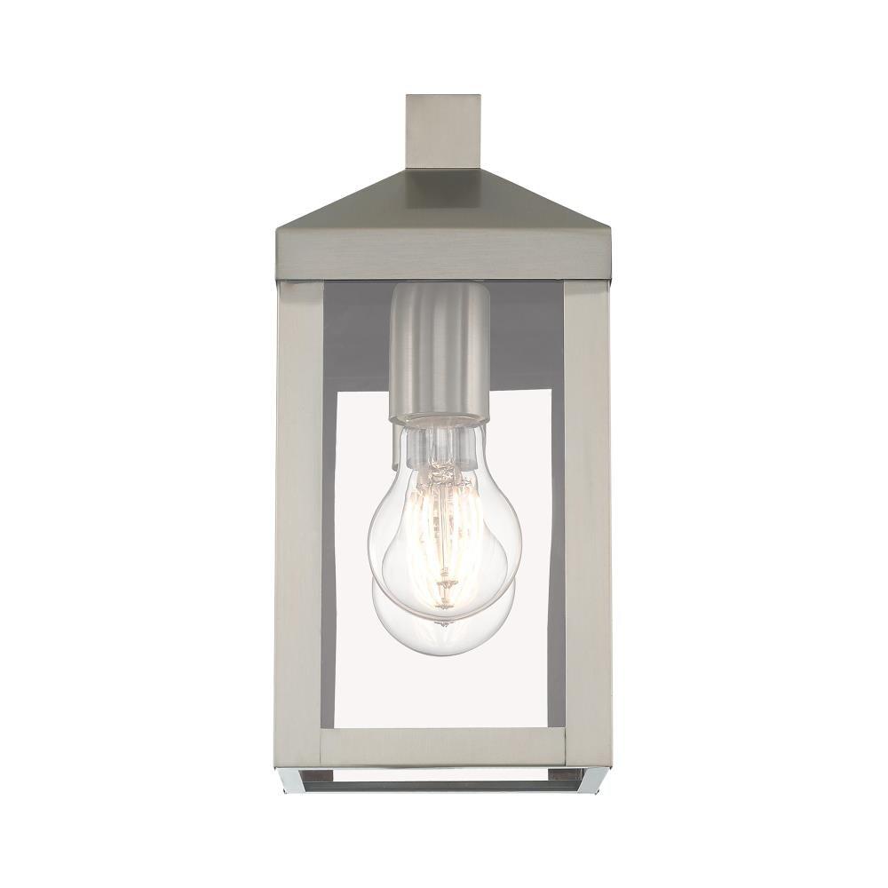 Livex Lighting Nyack 1 - Light Wall Light in  Brushed Nickel
