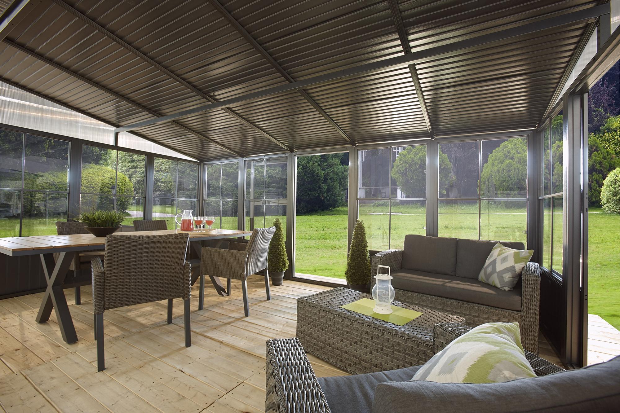 Sojag Charleston 16 Ft. W x 10 Ft. D Aluminum Patio Gazebo