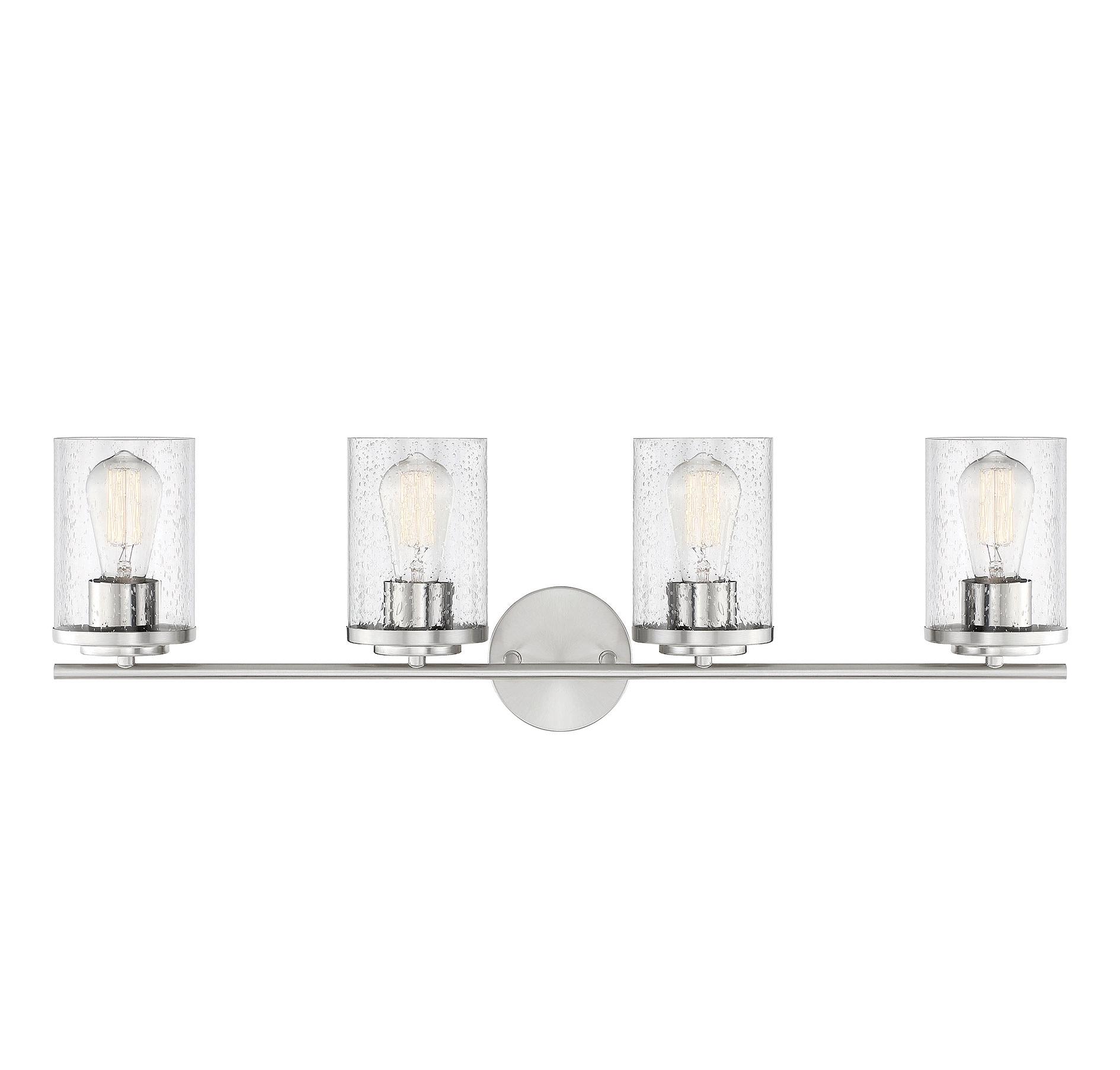 Savoy House Marshall 4 - Light Vanity in  Polished Chrome