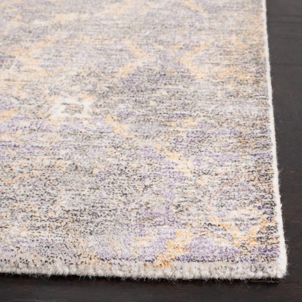 Restoration Vintage RVT111 Hand Tufted Indoor Area Rug - 6'x6' - Gold/Ivory - Safavieh