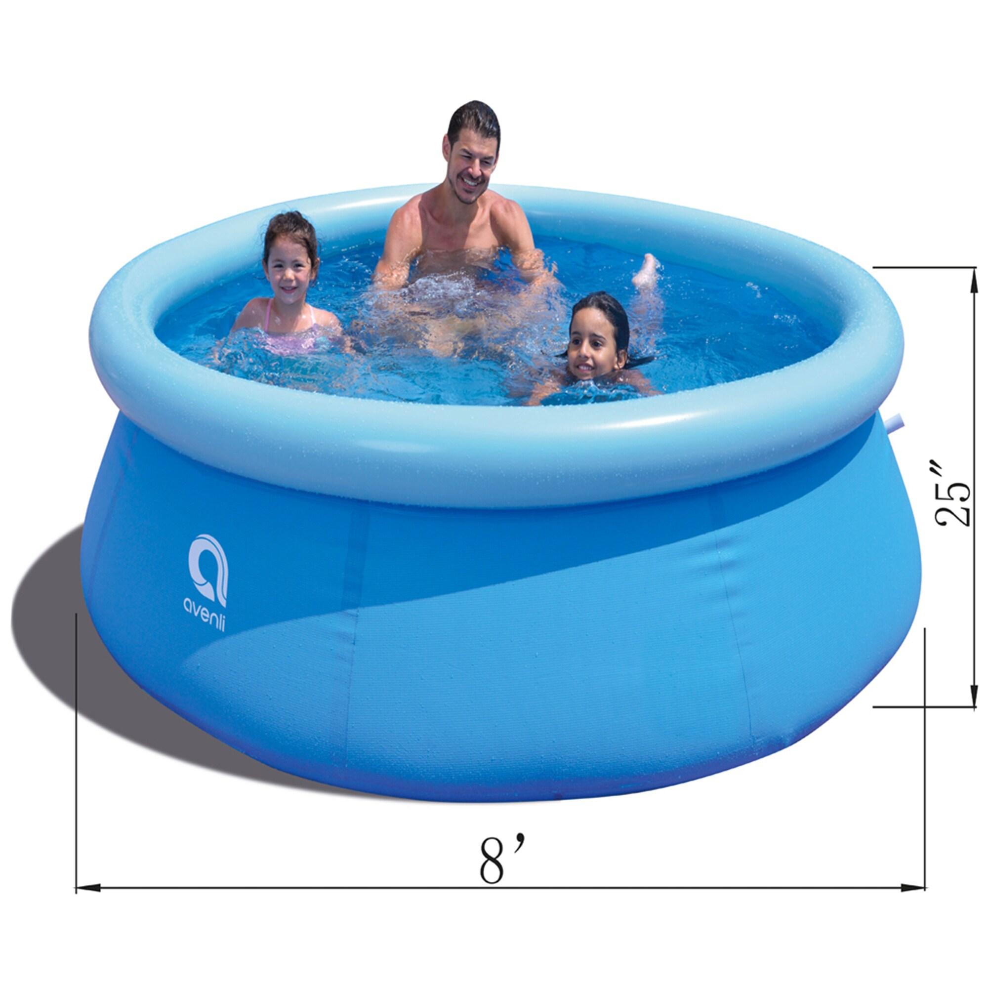 JLeisure JLeisure Prompt Set Inflatable Outdoor Backyard Swimming Pool (Set of 2)