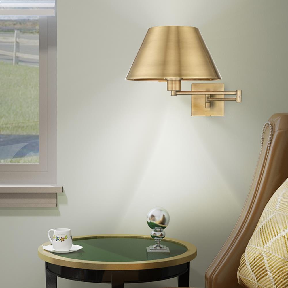 Brevan Steel Swing Arm Sconce