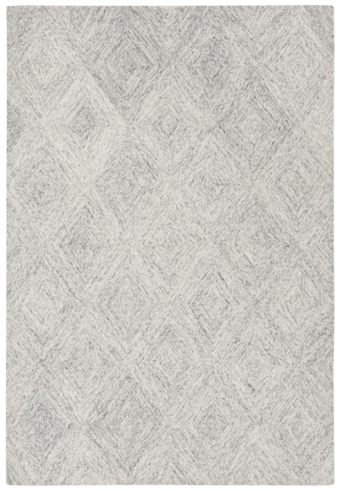 Abstract ABT767 Hand Tufted Area Rug - Silver - 6' X 9' - Safavieh.