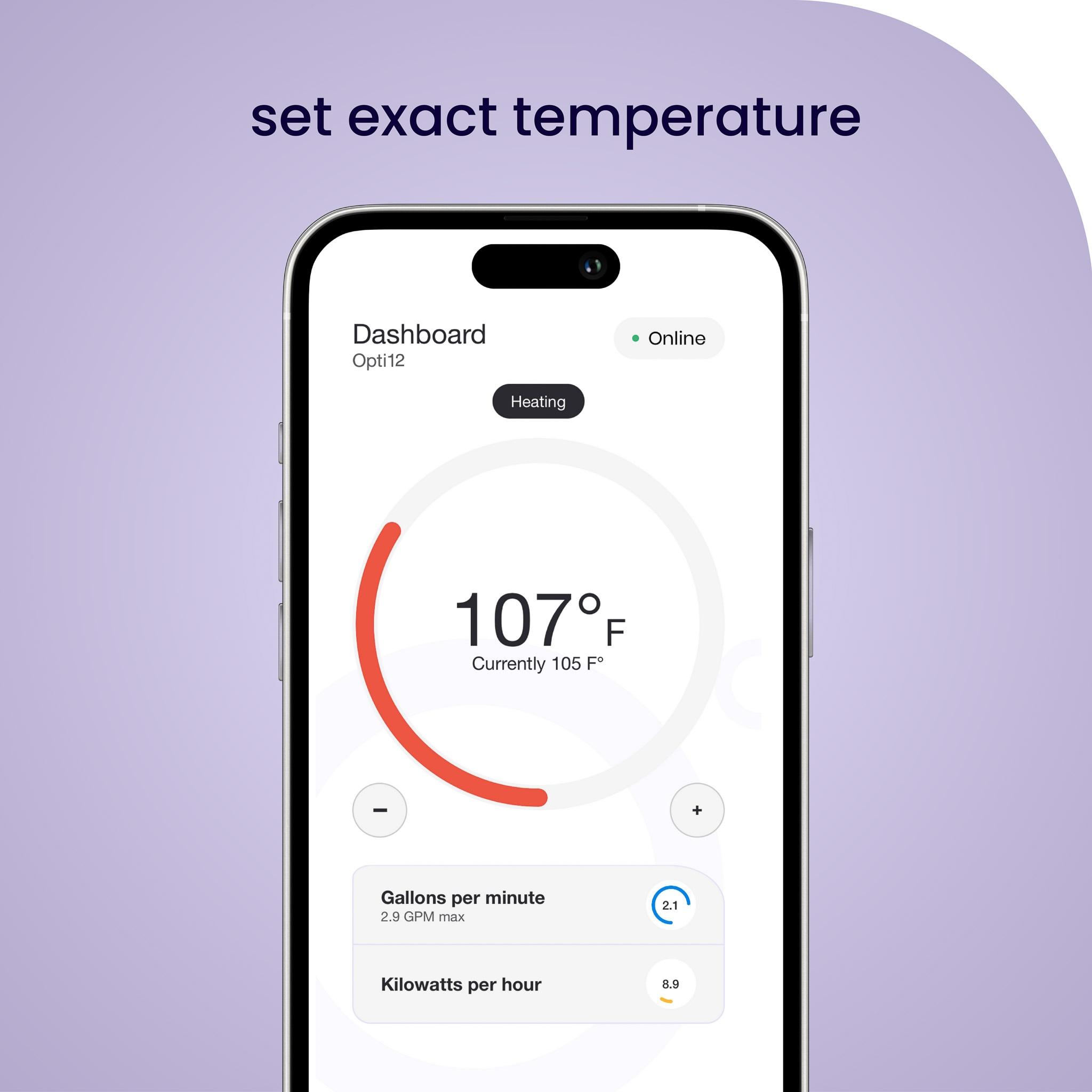 208/220/240-Volt 27 Kw 4.5 GPM Wi-Fi Enabled Smart Electric Tankless Water Heater