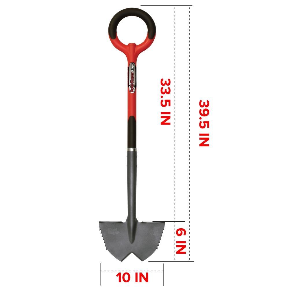 Radius Garden Root Slayer 39 Inch Stainless Steel Ergonomic Grass Lawn Edger