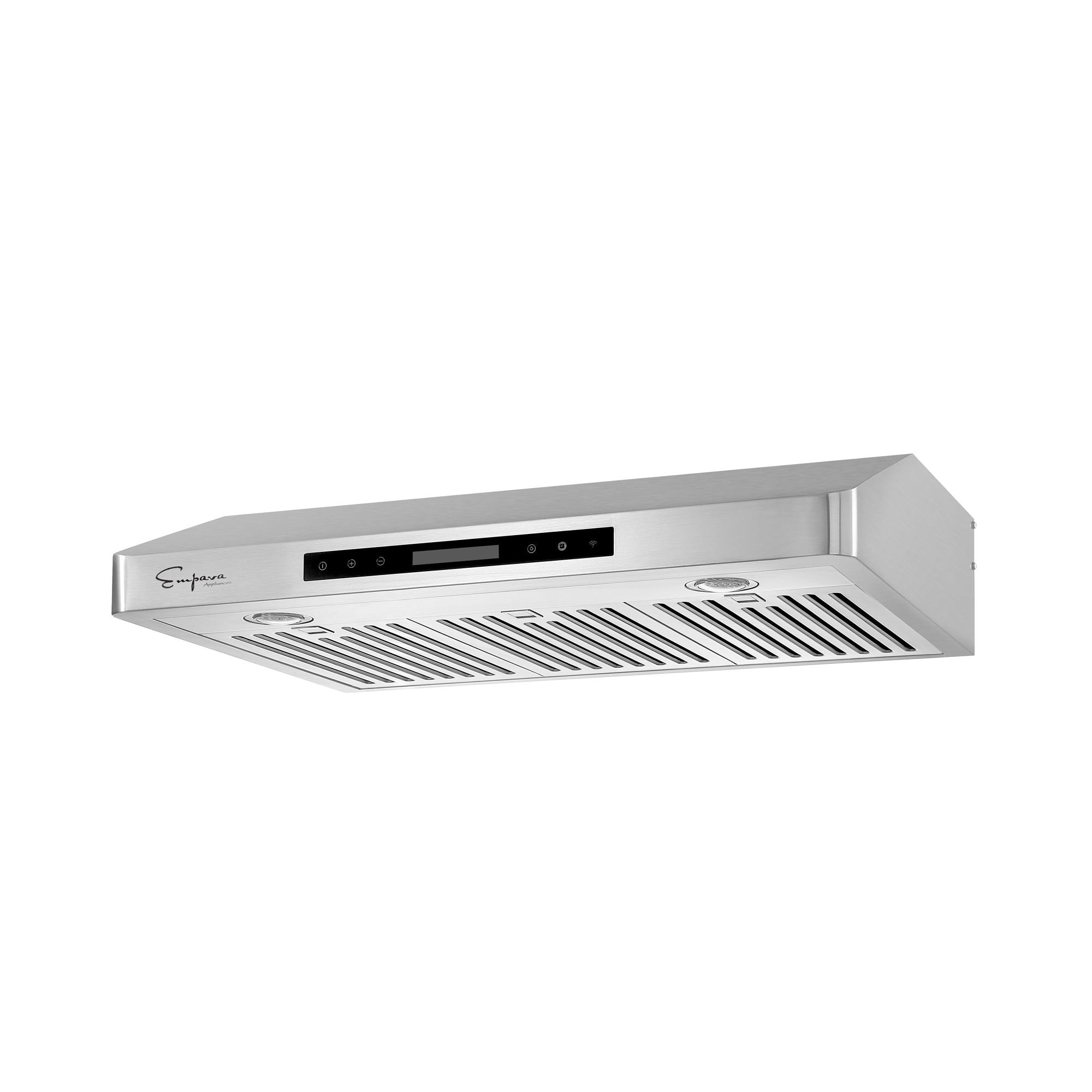 Empava 36" Stainless Steel 500 CFM Ducted (Vented) Wall Range Hood with Baffle Filter