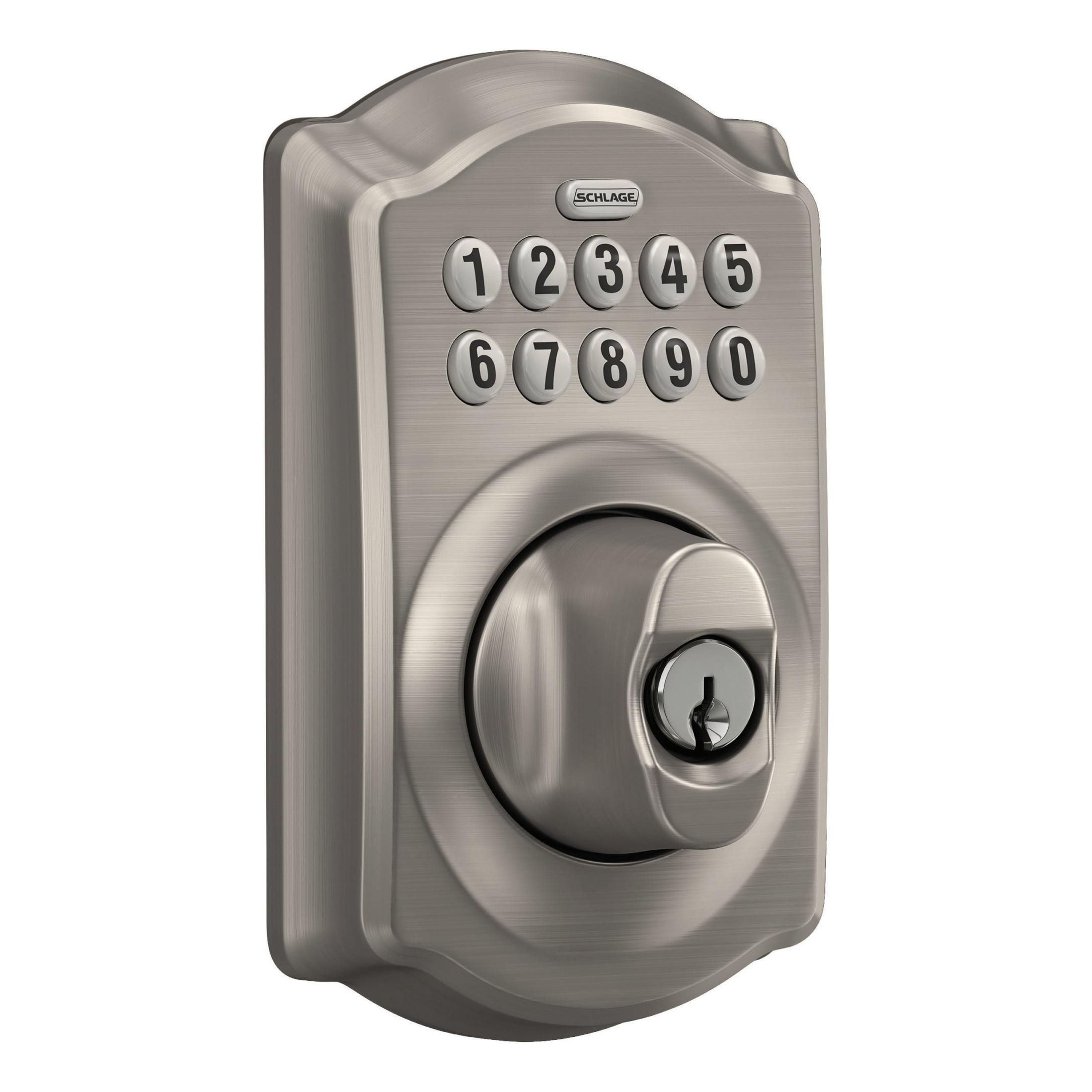 Schlage Satin Nickel Metal Electronic Keypad Entry Lock