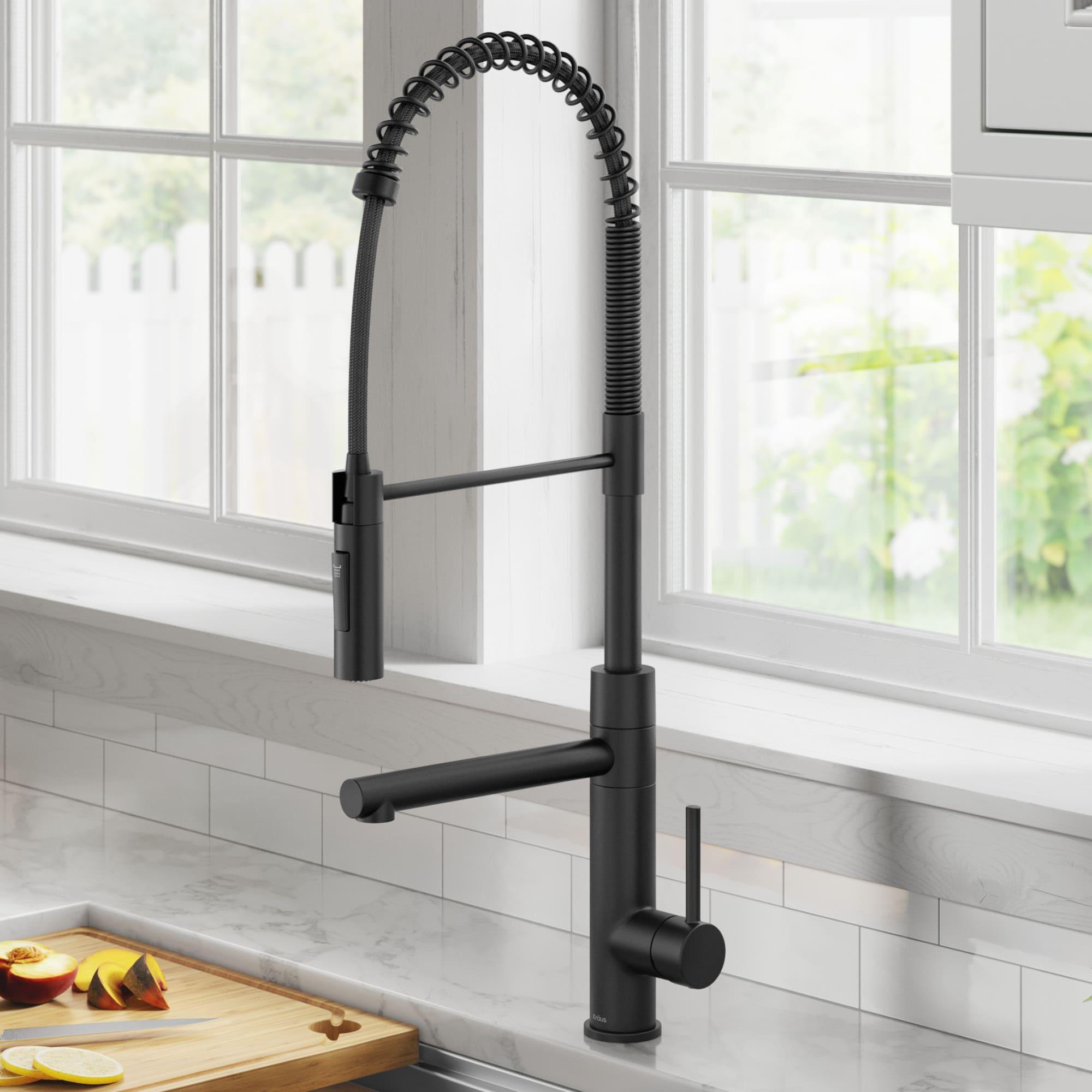 Artec Pro Commercial Style Pull-Down Single Handle Kitchen Faucet with Pot Filler