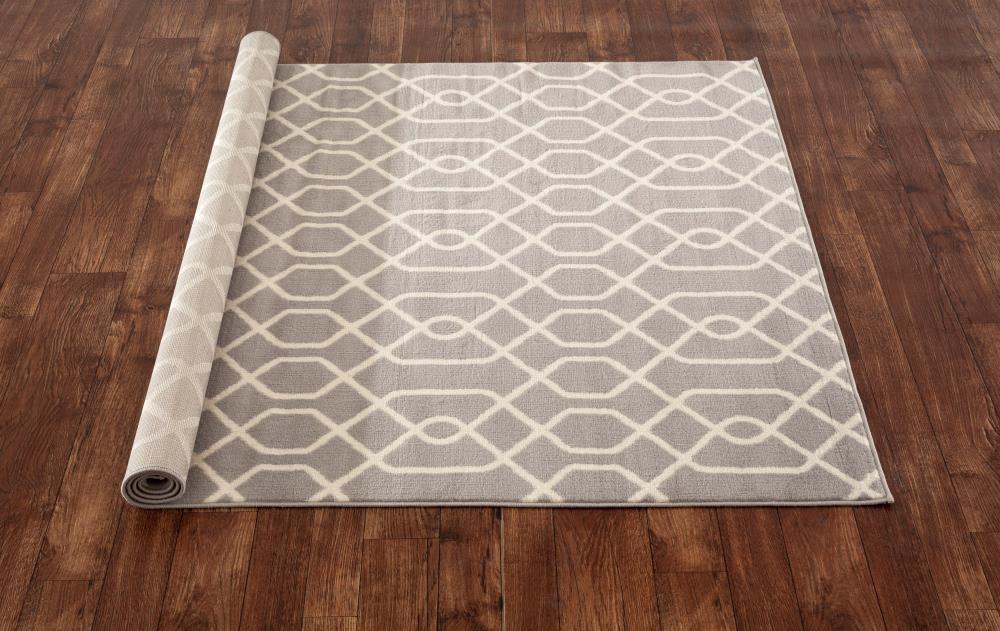World Rug Gallery  Modern Trellis Pattern Area Rug Brown 5' x 7' 5' x 8', 6' Runner Indoor Living Room, Bedroom, Dining Room Rectangle Modern &