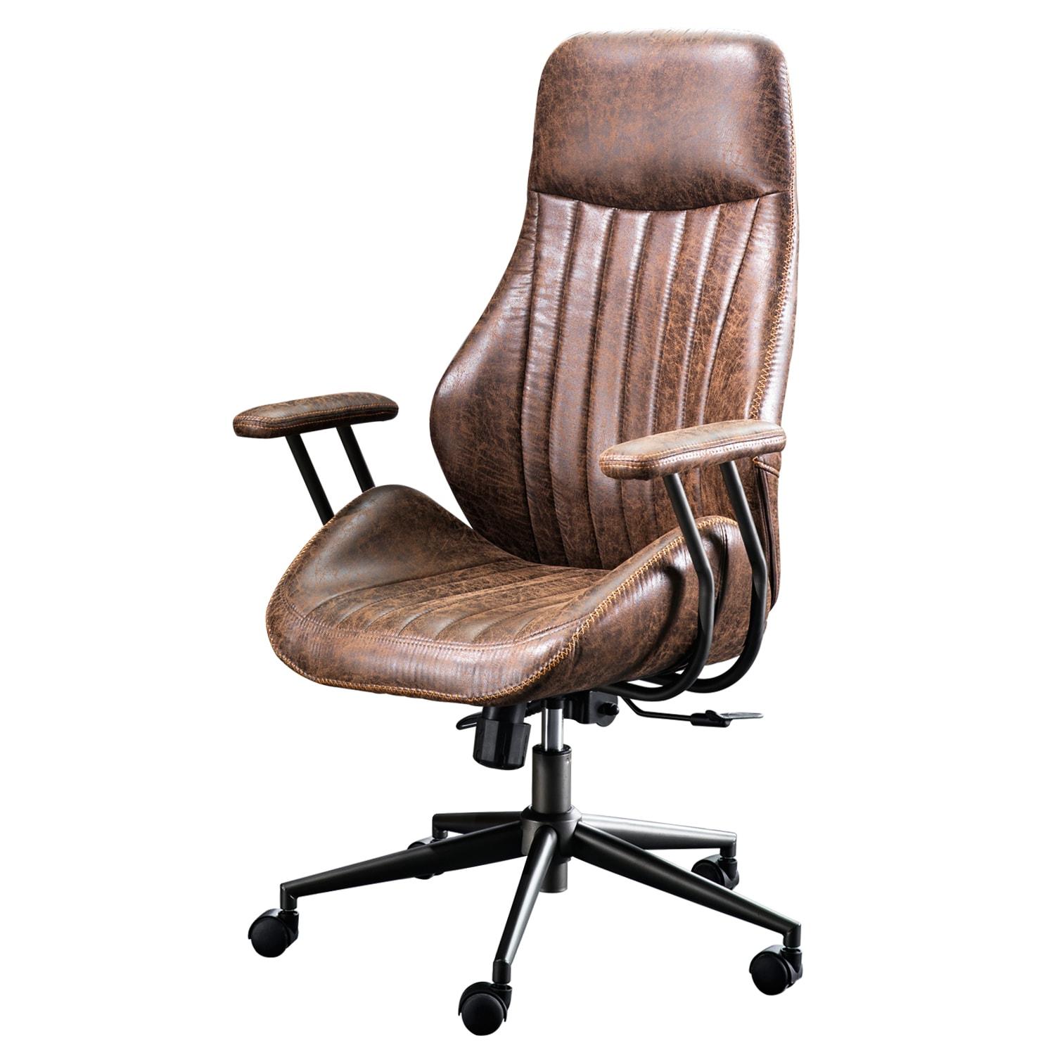 Albaugh Suede Executive Chair