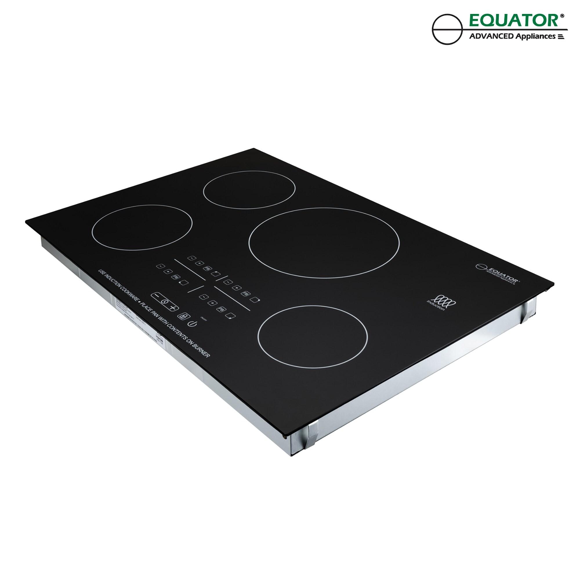 Equator 30" Built-in 4 Burner Induction Cooktop 9 Level POWER BOOST 220V