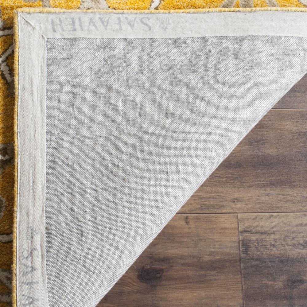 Bella BEL673 Hand Tufted Area Rug - Gold/Taupe - 5'x5' - Safavieh.