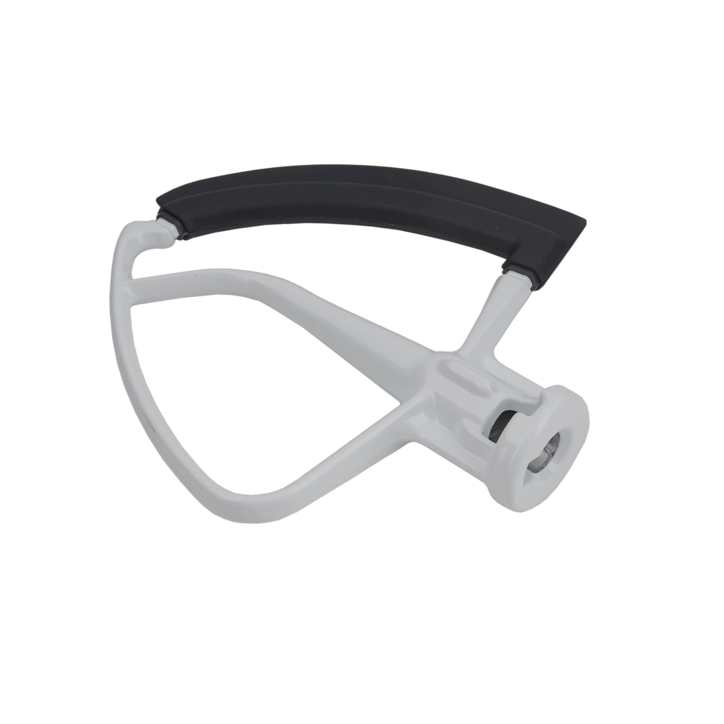 KitchenAid 5qt Tilt-Head Flex Edge Beater- KFE5T: Mixer Paddle Attachment, Dishwasher-Safe, Metal, White