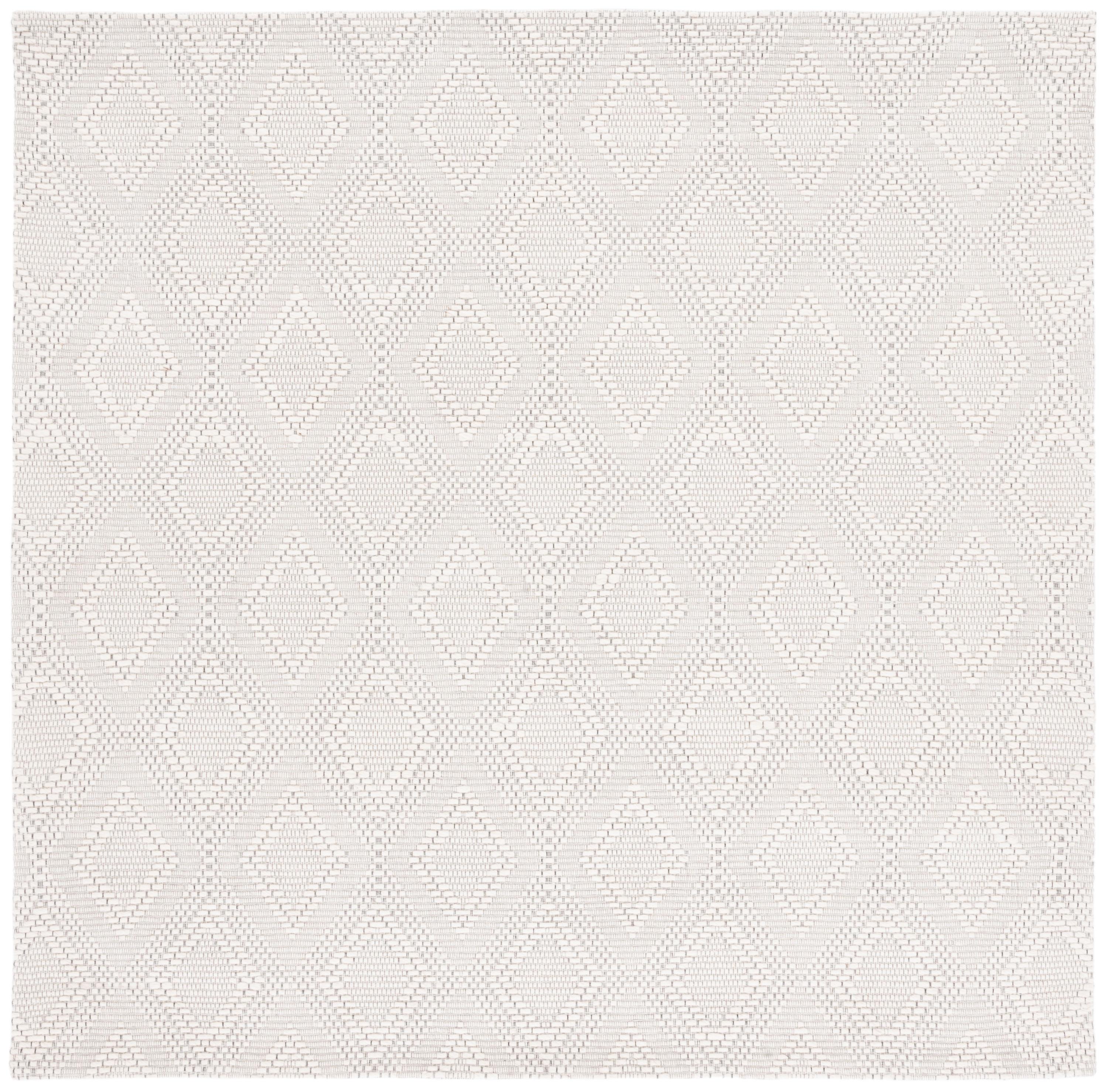 Marbella MRB306 Hand Woven Area Rug - Ivory - 6'x6' - Safavieh.