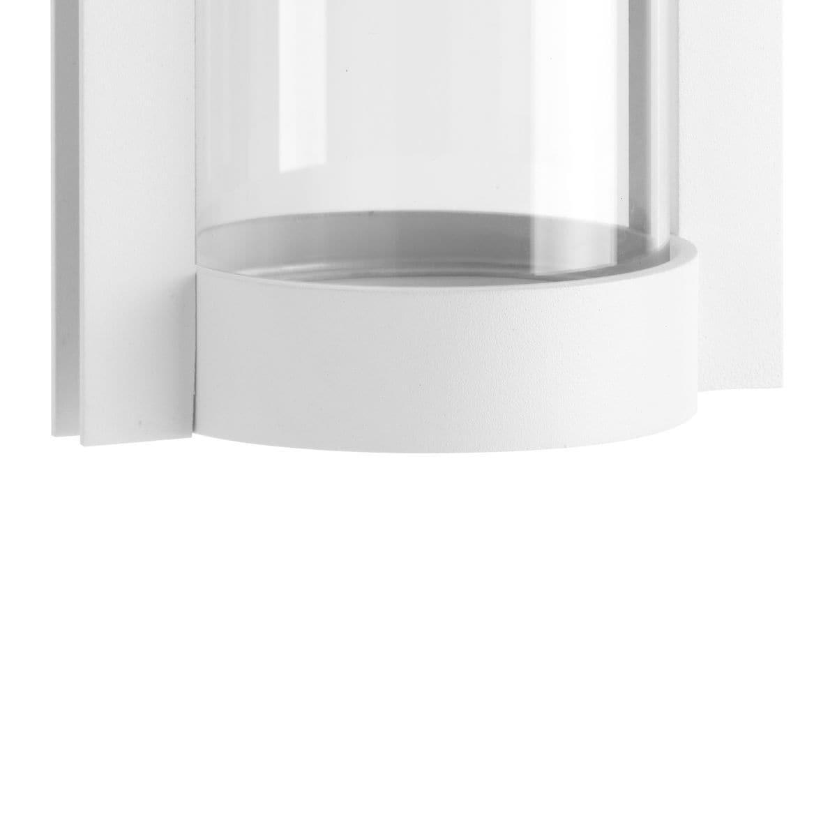 Progress Lighting Z-1030 1-Light Outdoor LED Sconce, Aluminum, Antique Bronze Finish, Clear Glass Shade