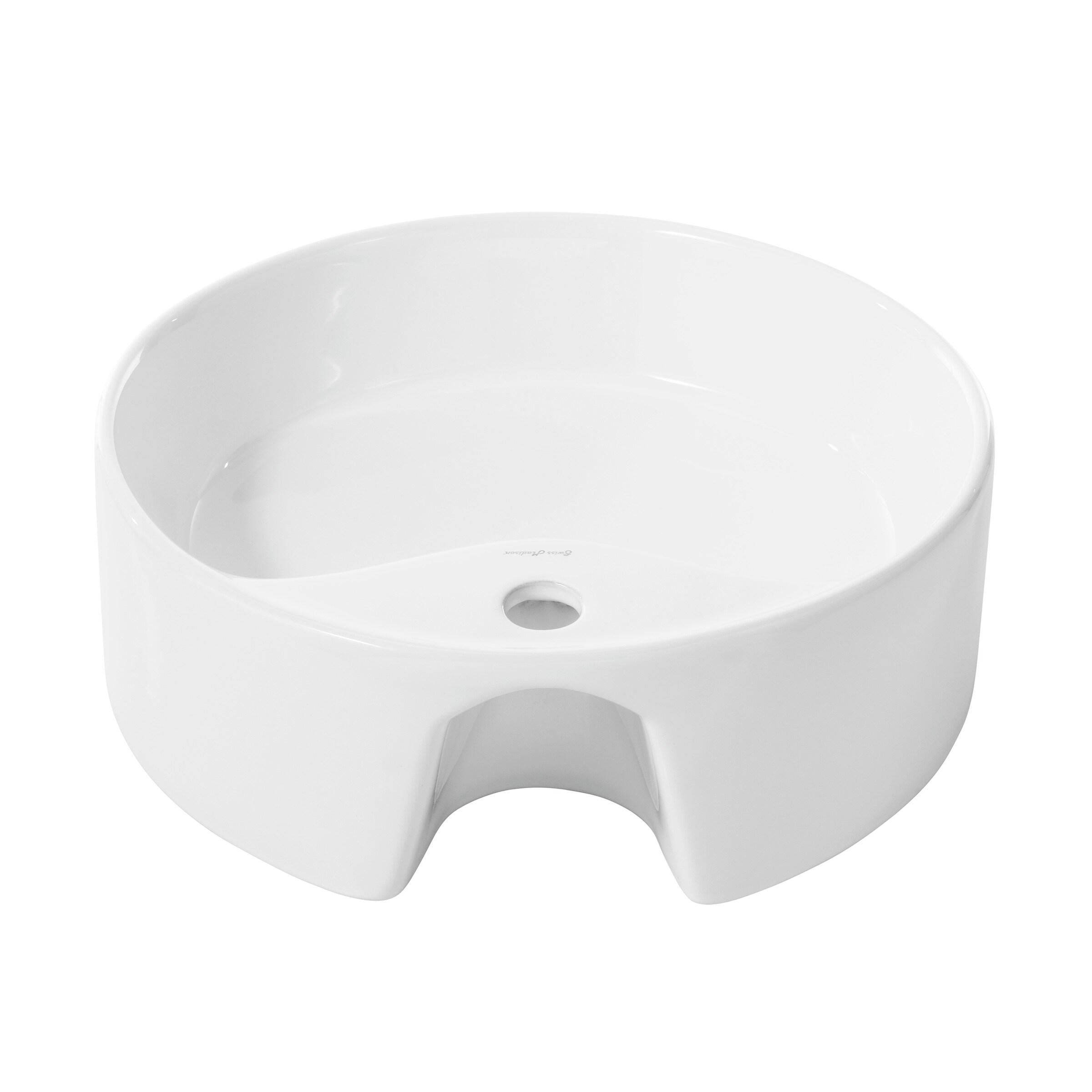 Trocadéro Round Vessel Sink with Faucet Mount