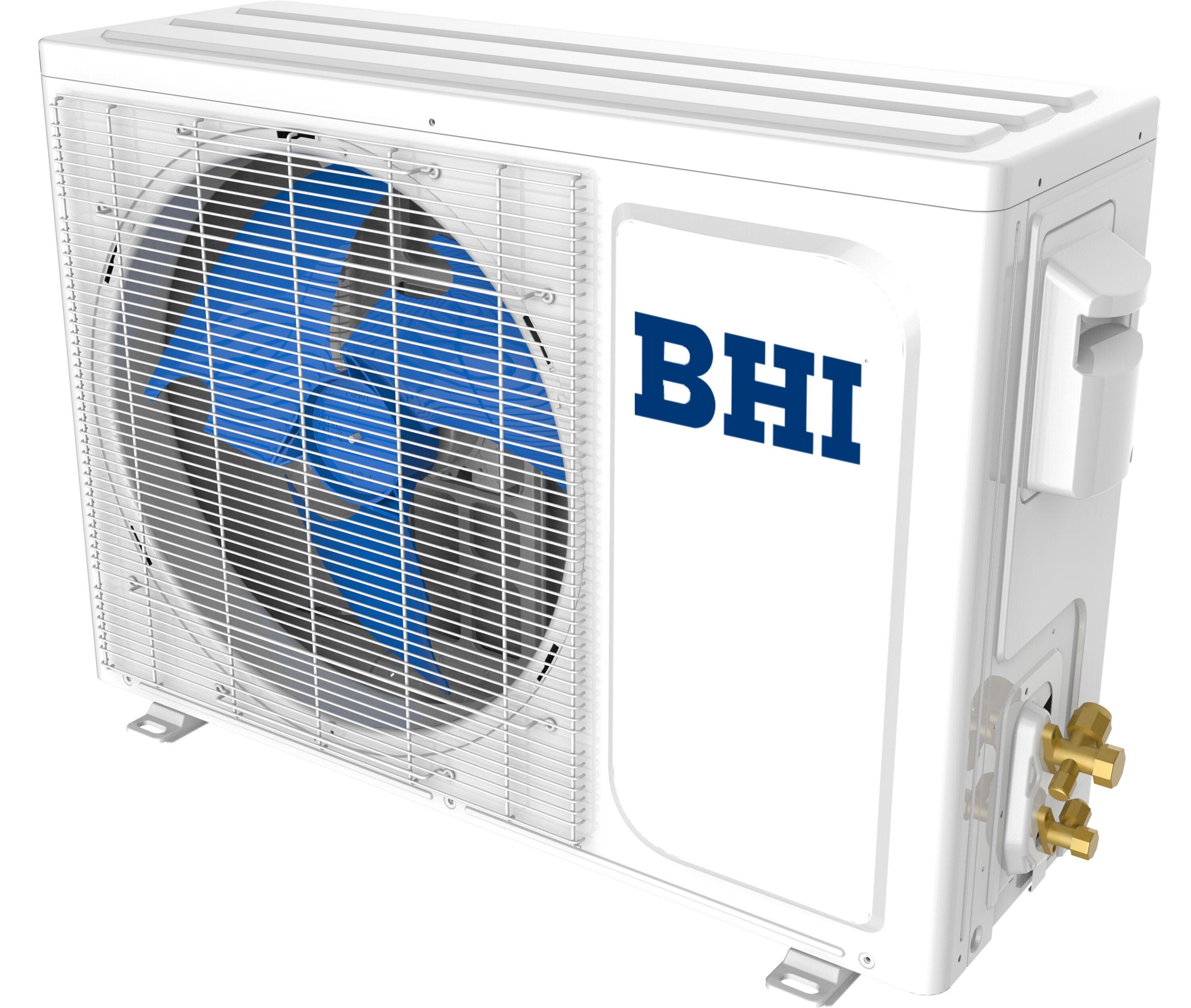 BHI BHI 12000 BTU Wi-Fi Connected Ductless Mini Split Air Conditioner for 600 Square Feet with Heater and Remote Included