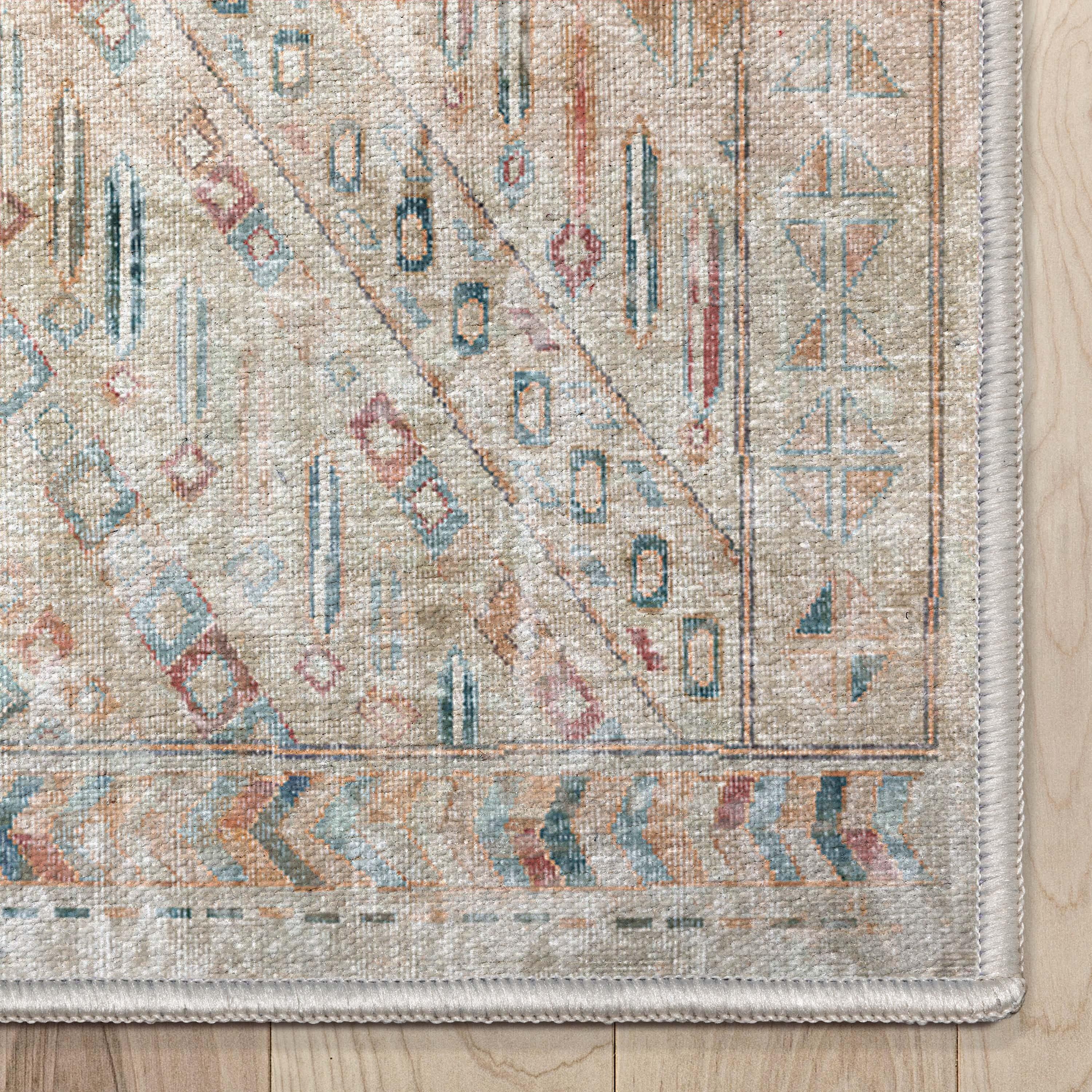 Well Woven Asha Anya Vintage Tribal Ivory 2'7" x 9'6" Runner Rug