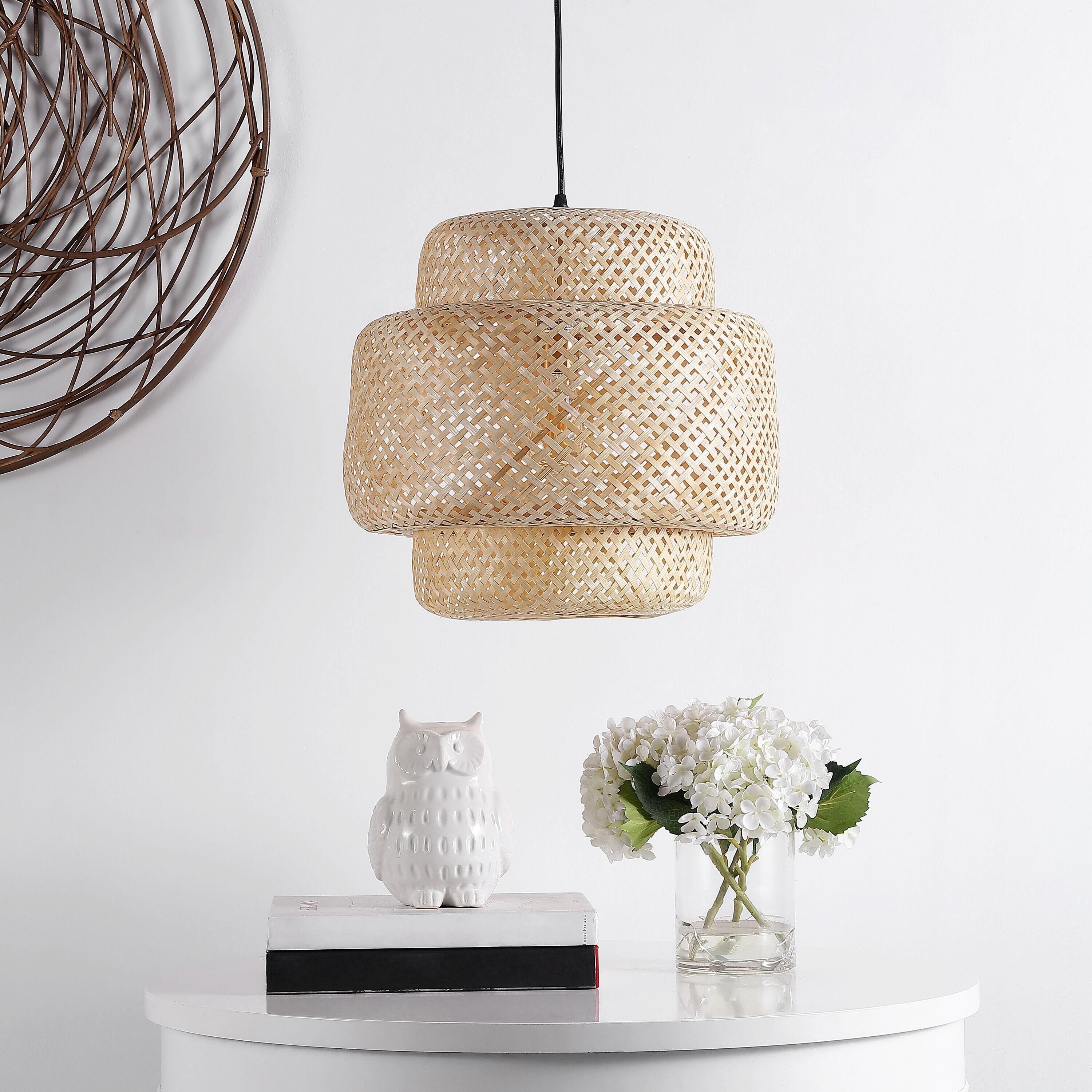 Klara 16.5" Pendant - PND4128 - Natural - Safavieh