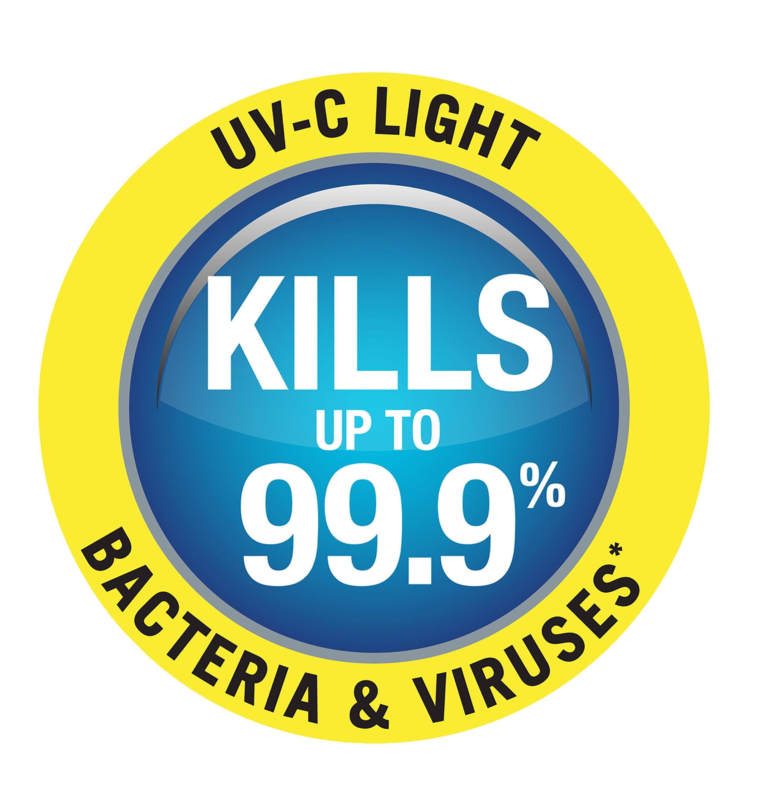 HoMedics PetPlus Large Room Air Purifier with UV-C Technology: Electric, 3 Settings, CARB Certified, 100-300 sq. ft.