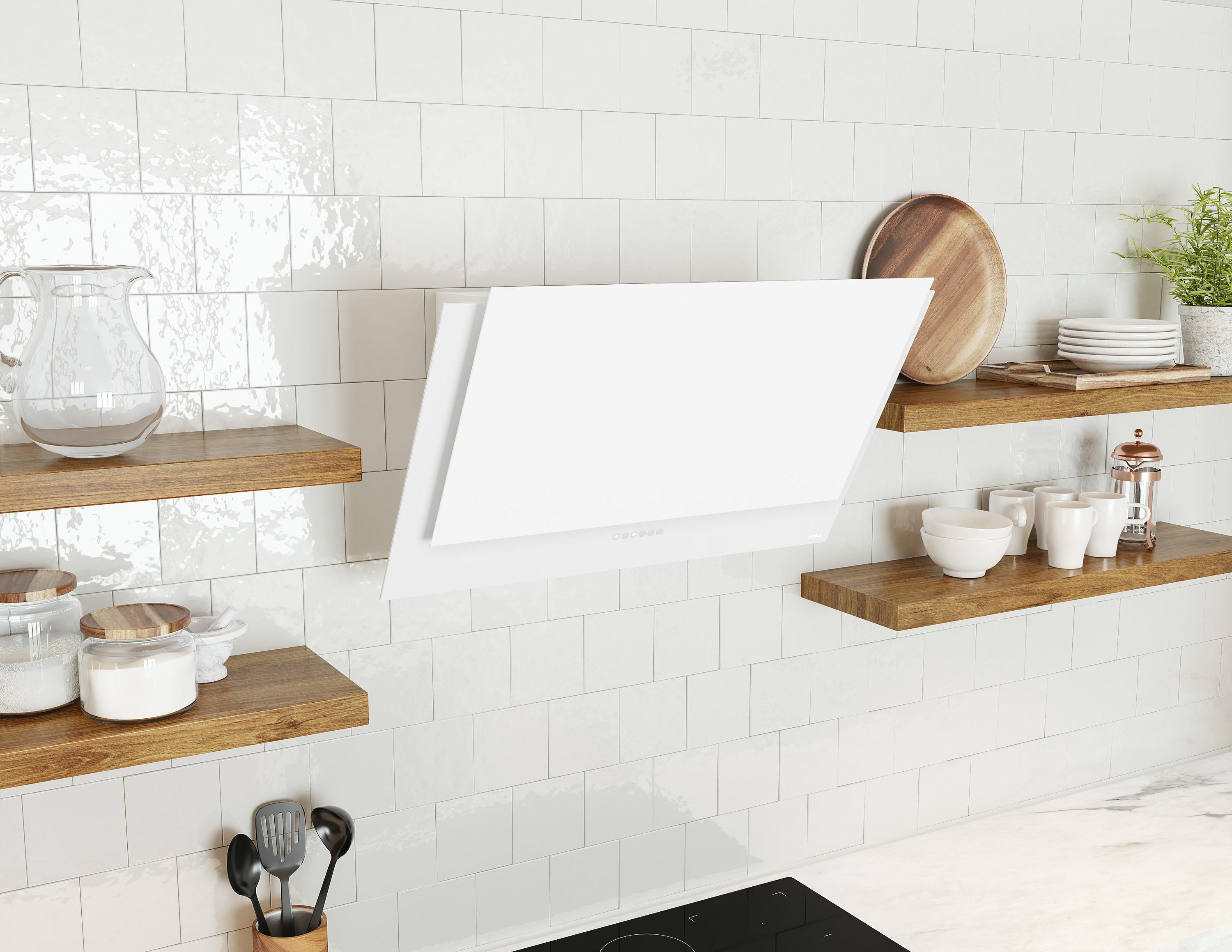 Designer Zephyr 90 cm. Shell Only Wall Mount Range Hood with LED Lights