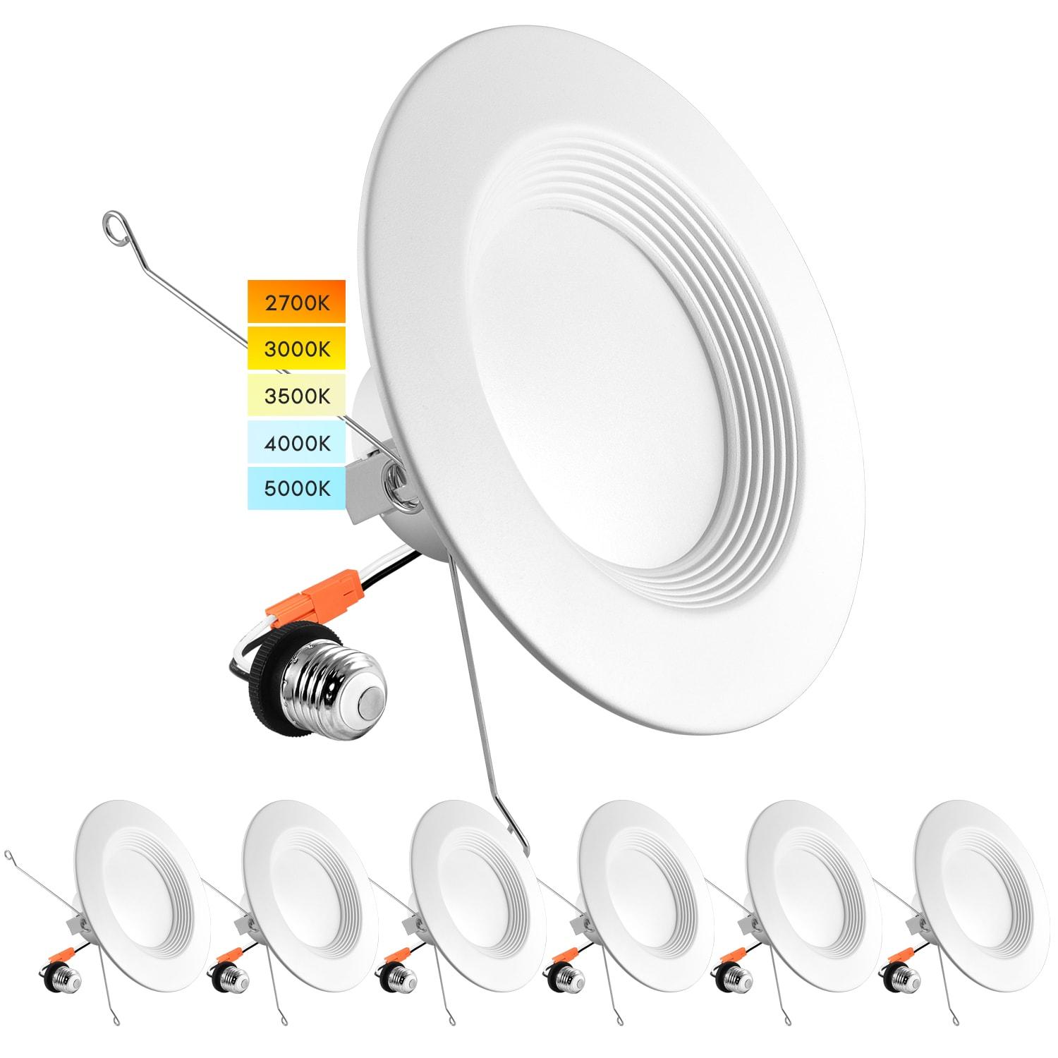 5"/6" Selectable CCT IC LED Retrofit Recessed Lighting Kit