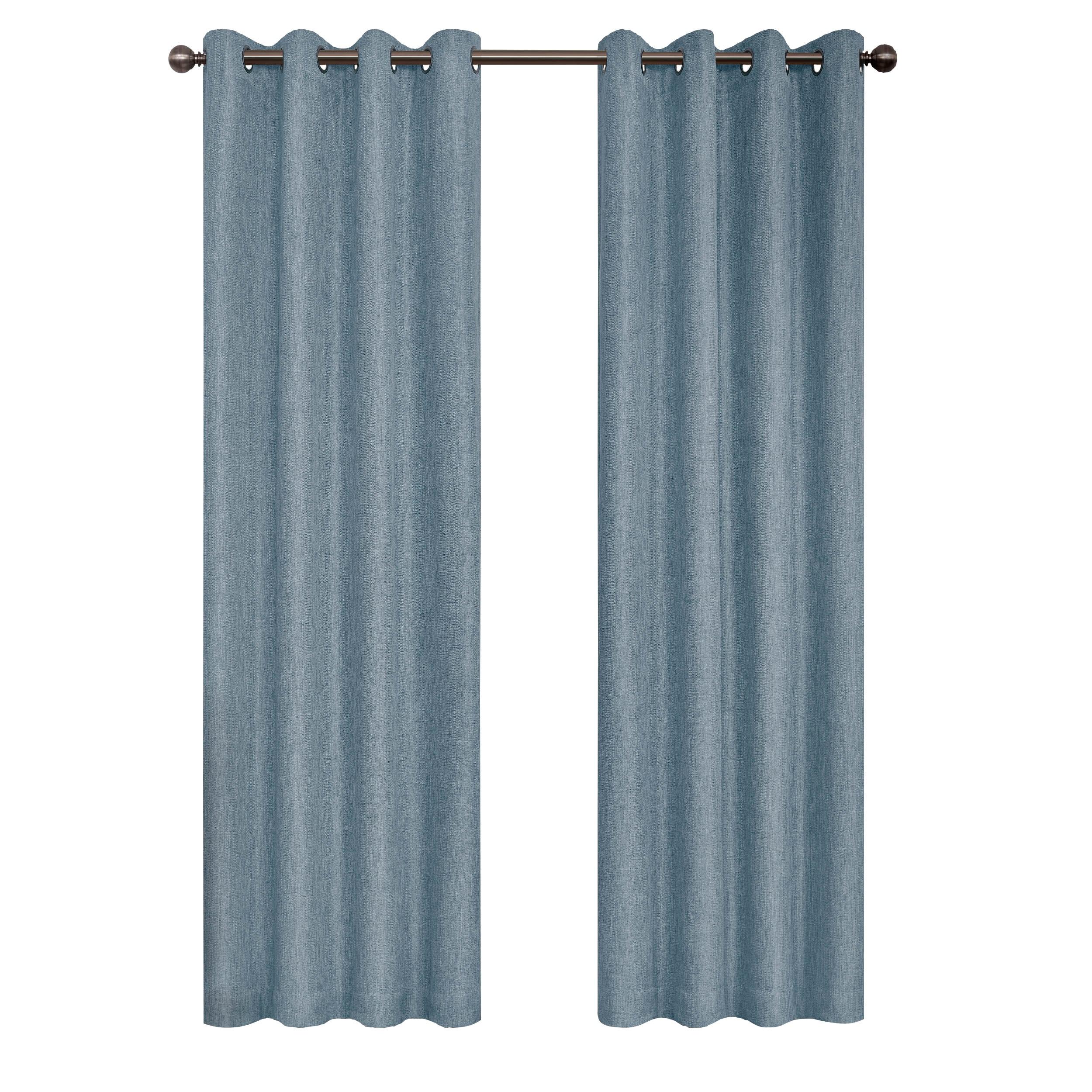 Eclipse Kira Herringbone Absolute Zero Blackout Window Panel