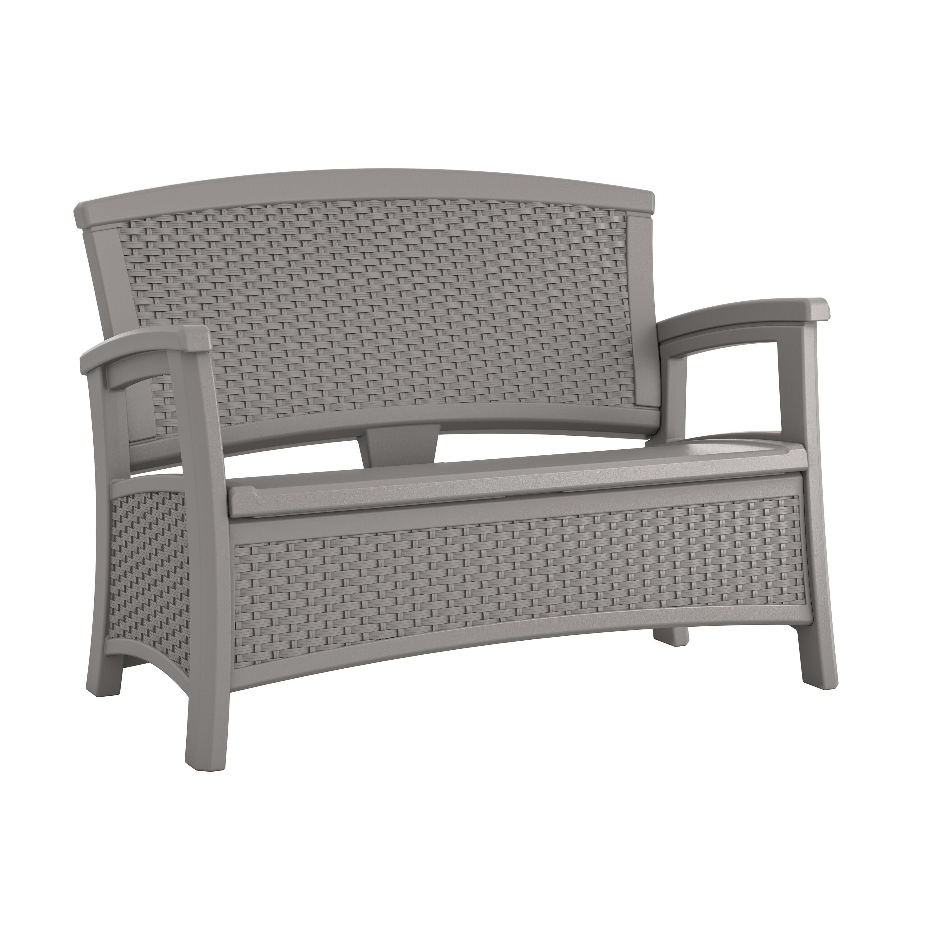 Suncast Elements 47'' Resin Outdoor Loveseat