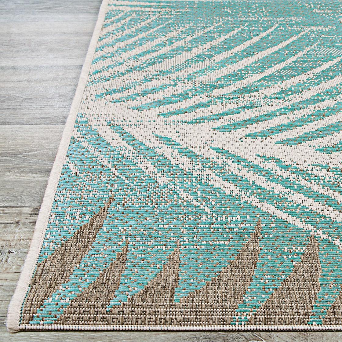 Couristan Monaco Tropical Palms Indoor/Outdoor Area Rug