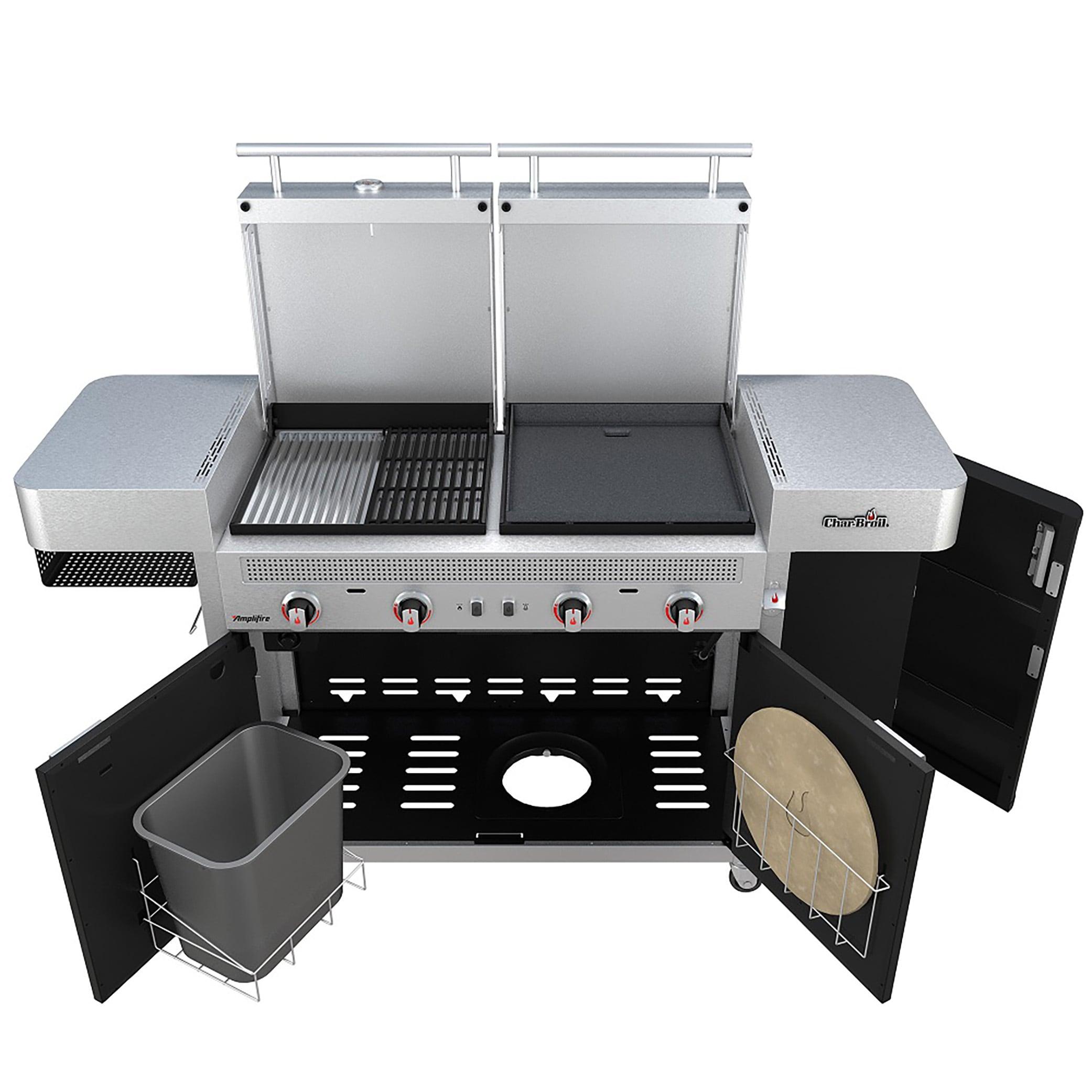 Charbroil Medallion Series Vista 3-in-1 Mini Kitchen - Gas Grill, Griddle, and Pizza Oven