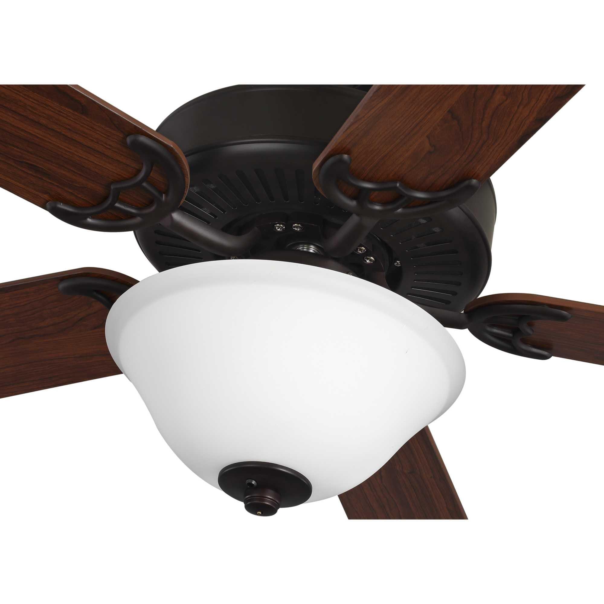 P2599-129-Progress Lighting-Builder Fan - Wide - Ceiling Fan - 2 Light in New Traditional style - 52 Inches wide by 19.13 Inches high-Architectural