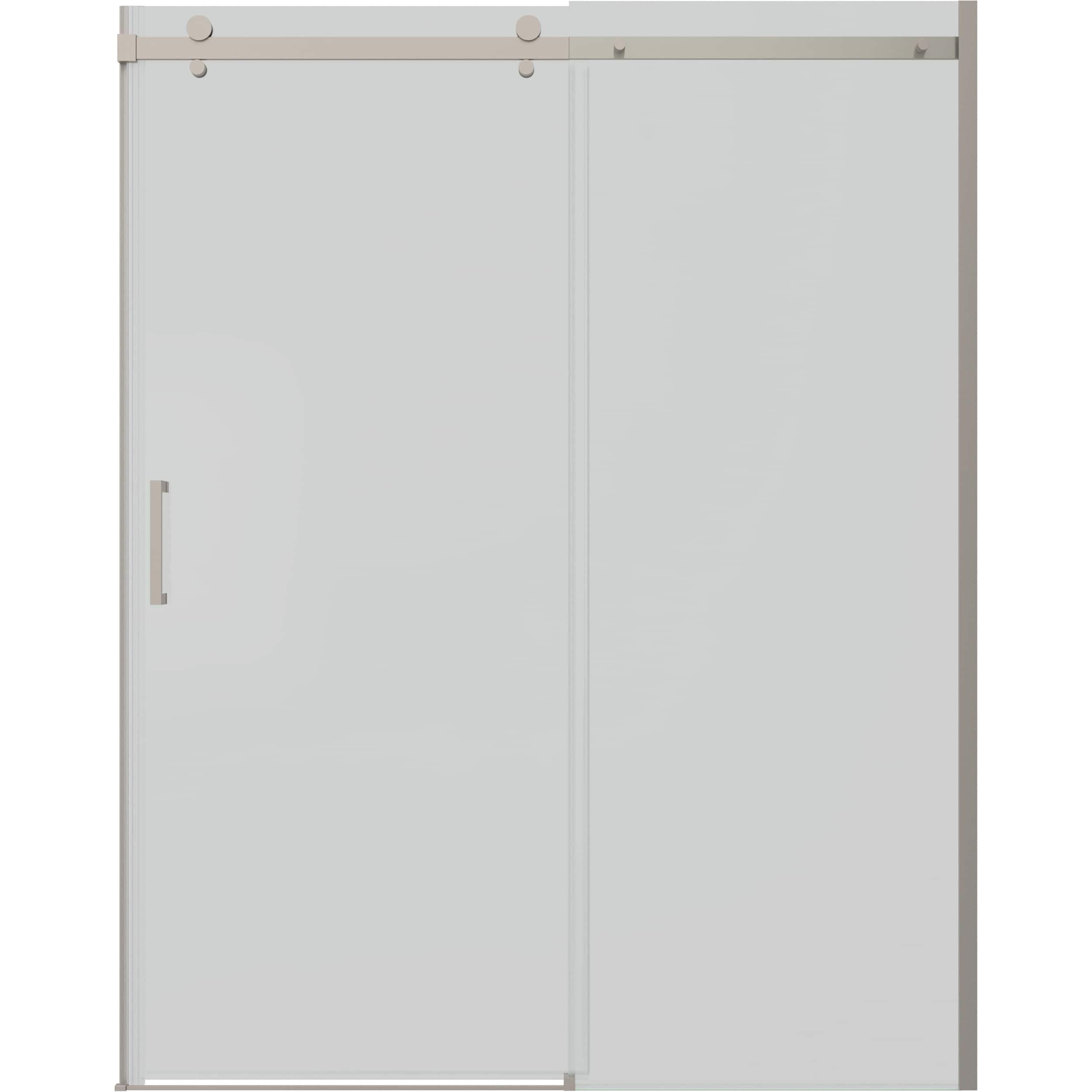 Delta Sdes860-R Commix 76" High X 60" Wide Sliding Frameless Shower Door - Nickel