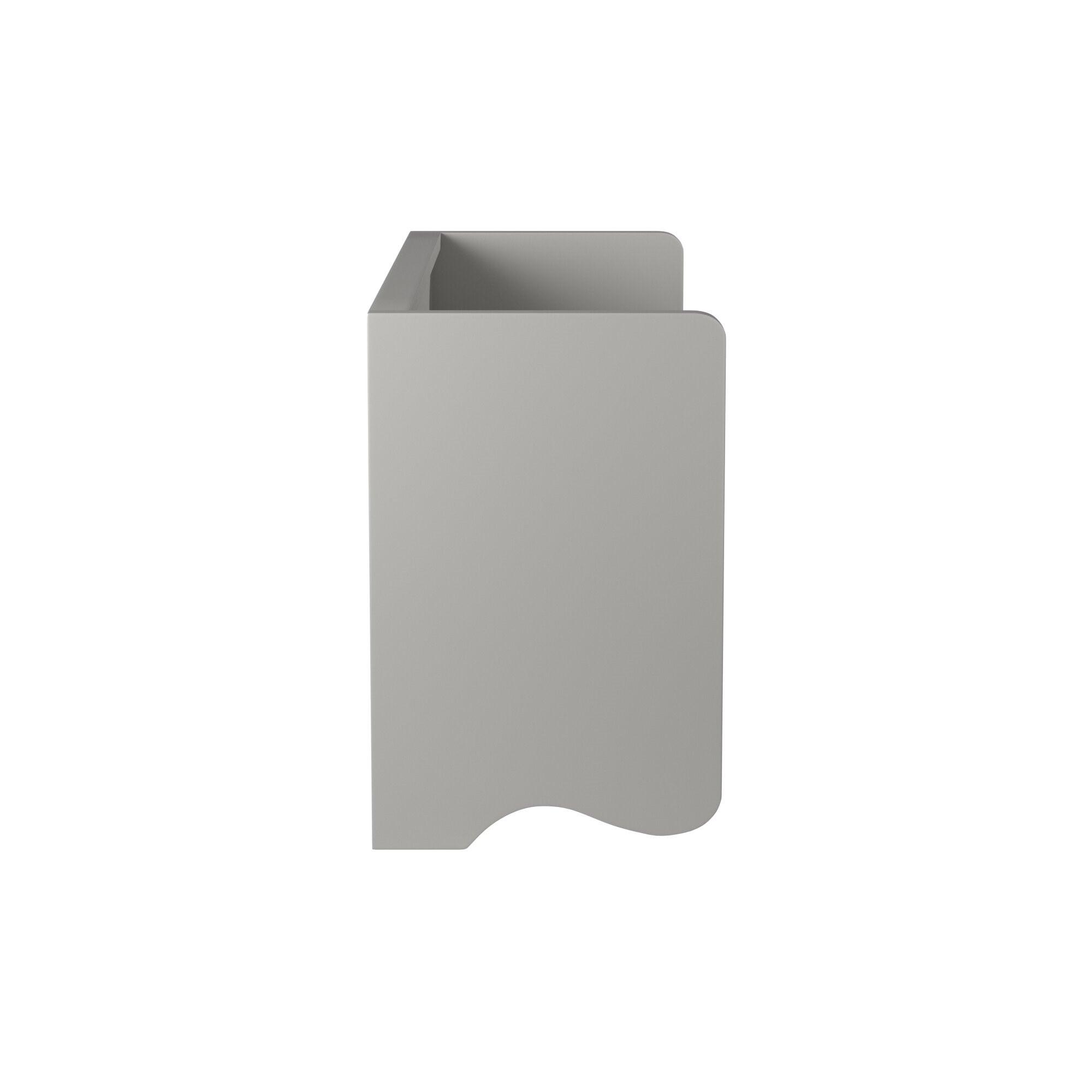 Decorative Wall Cabinet Gray 25" - Alaterre Furniture