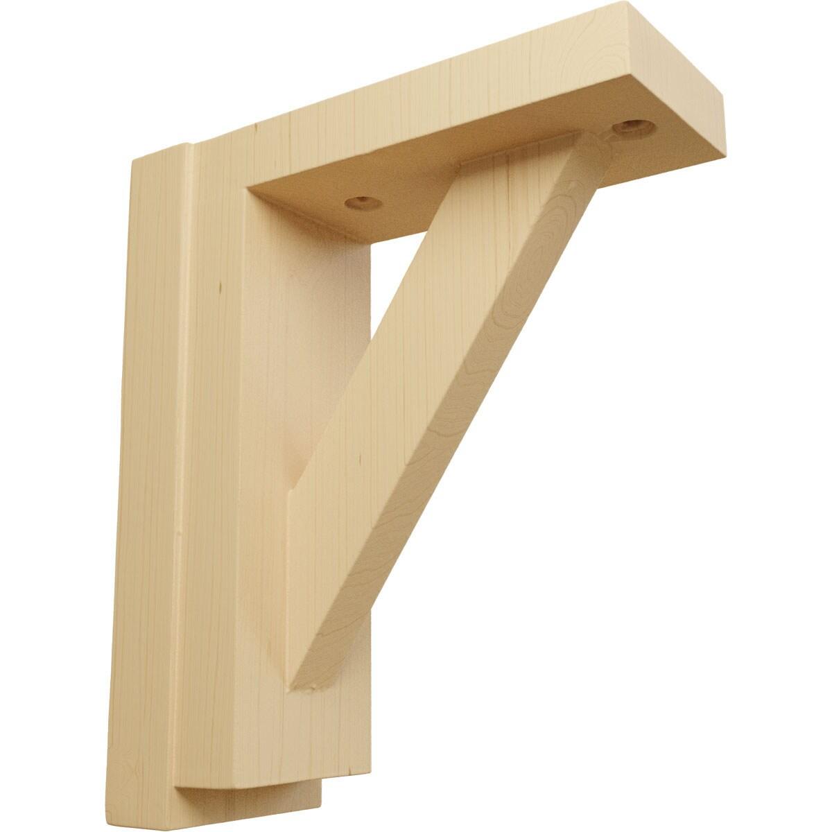 Traditional H 2.5'' W D Wood Bracket / Corbel